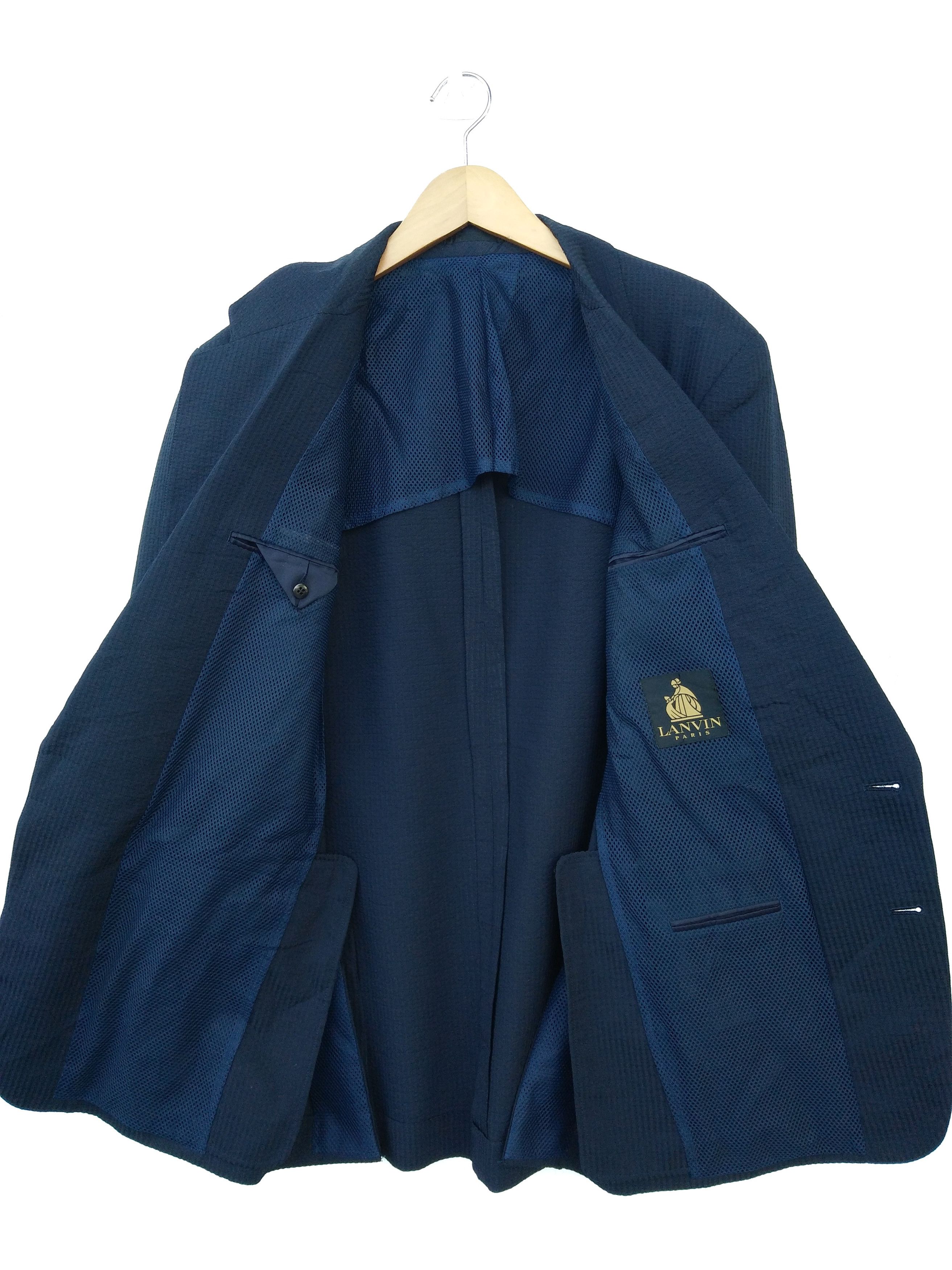 Lanvin × Vintage Lanvin Blazer Coat Jacket Armpit 22"x31" Size 52S - 4 Thumbnail