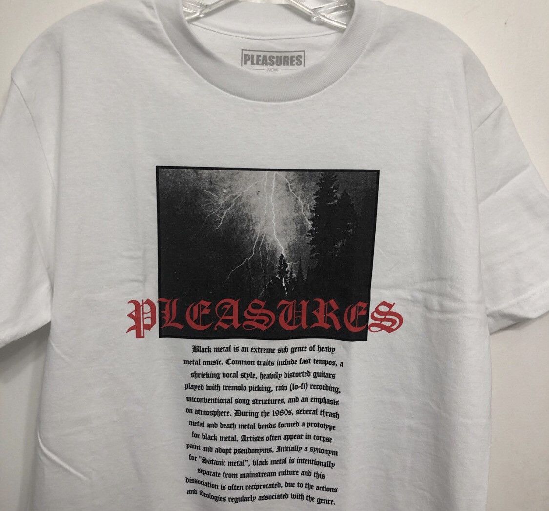 Pleasures Pleasures Black Metal Tee Size US M / EU 48-50 / 2 - 1 Thumbnail