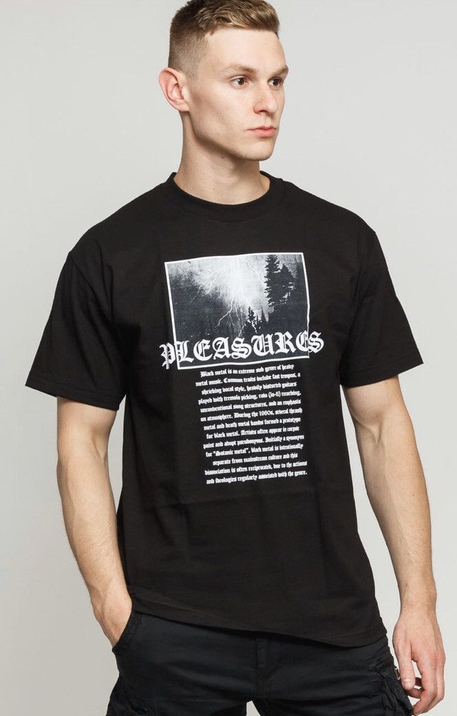 Pleasures Pleasures Black Metal Tee Size US M / EU 48-50 / 2 - 5 Thumbnail
