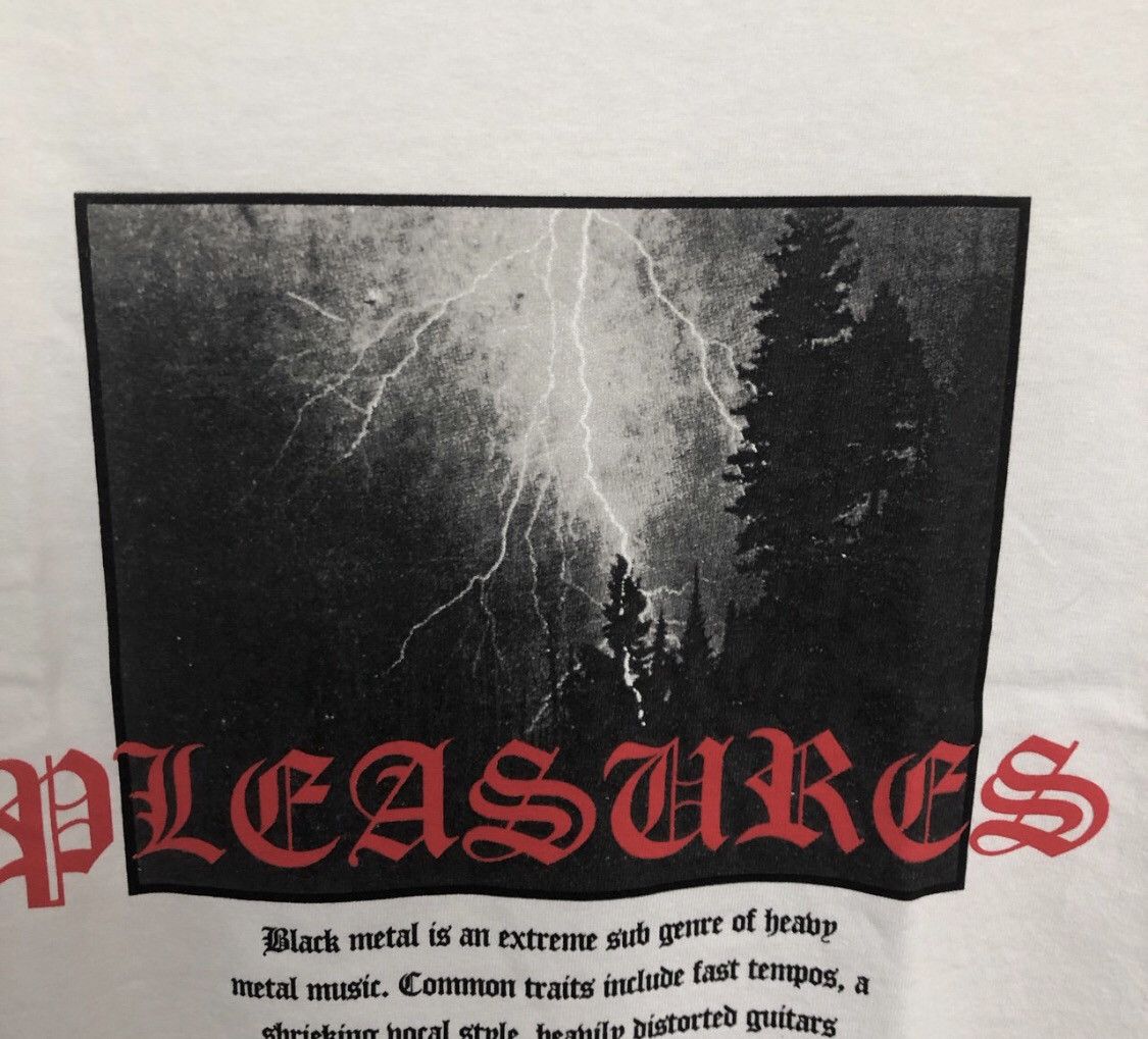 Pleasures Pleasures Black Metal Tee Size US M / EU 48-50 / 2 - 3 Thumbnail