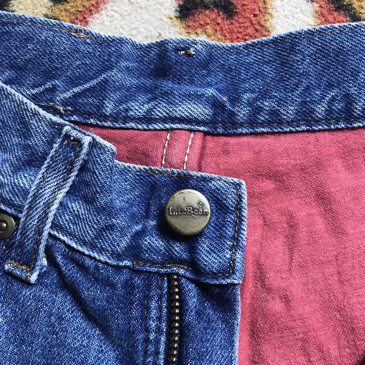 L.L. Bean L.L,Bean Red Lining Denim Size US 28 / EU 44 - 6 Thumbnail