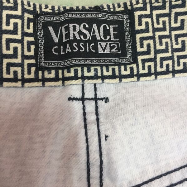 Versace Vintage!! VERSACE CLASSIC V2 Monogram Denim Pant Hypebeast ...