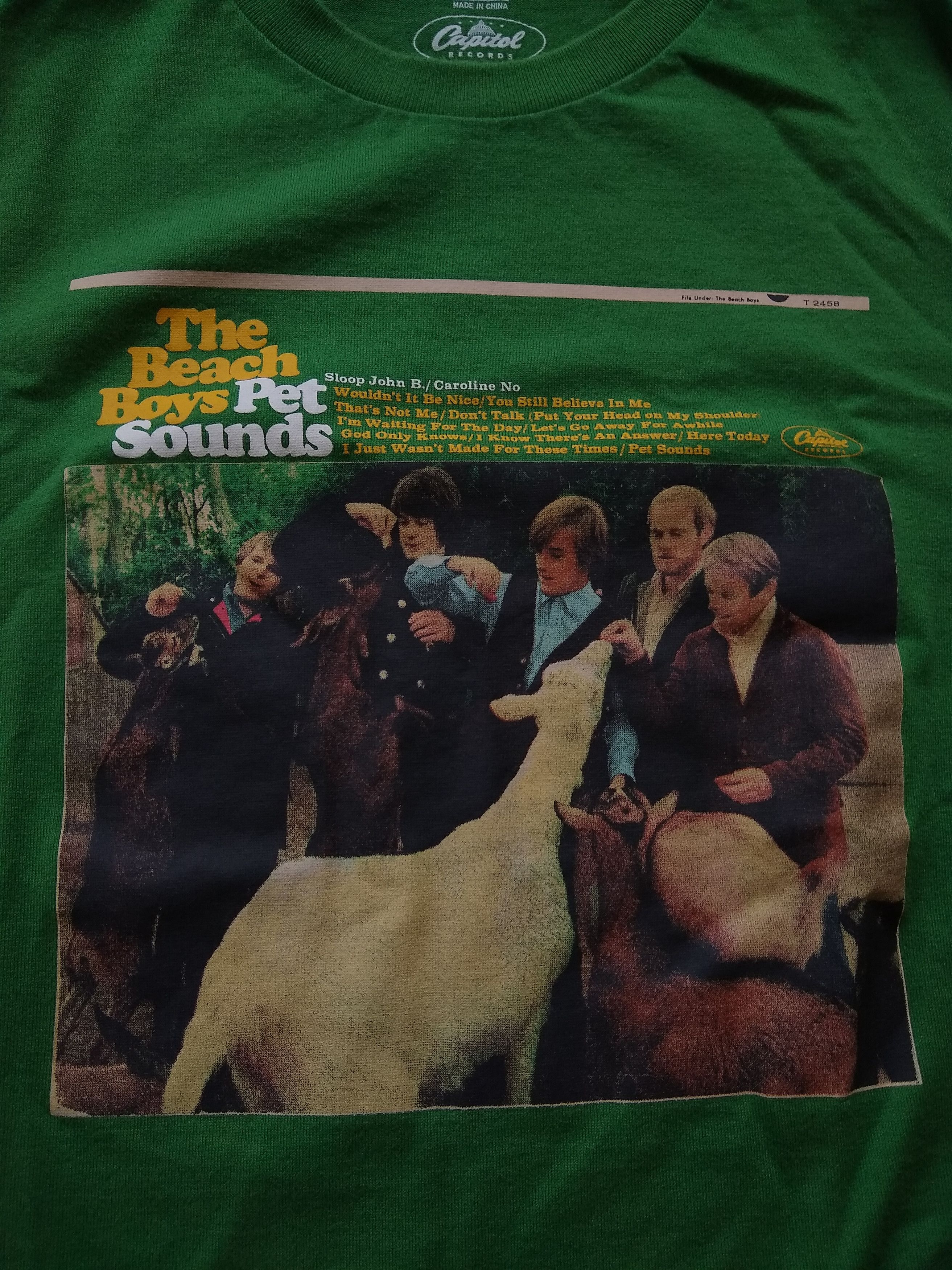 the beach トップ boys pet sounds tシャツ ユニクロ