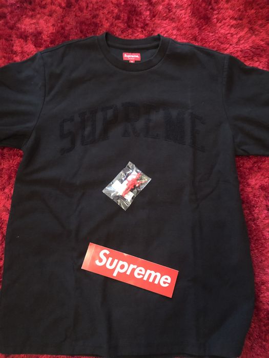 Supreme Chenille Arc Logo Tee | Grailed