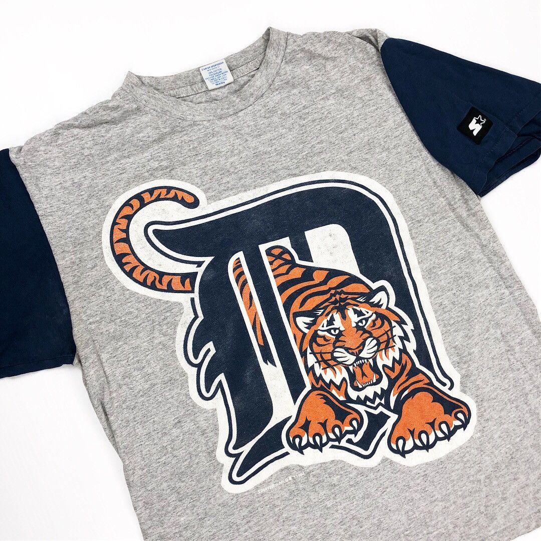 Starter Starter MLB Detroit Tigers Vintage Tee Shirt Size US L / EU 52-54 / 3 - 3 Thumbnail