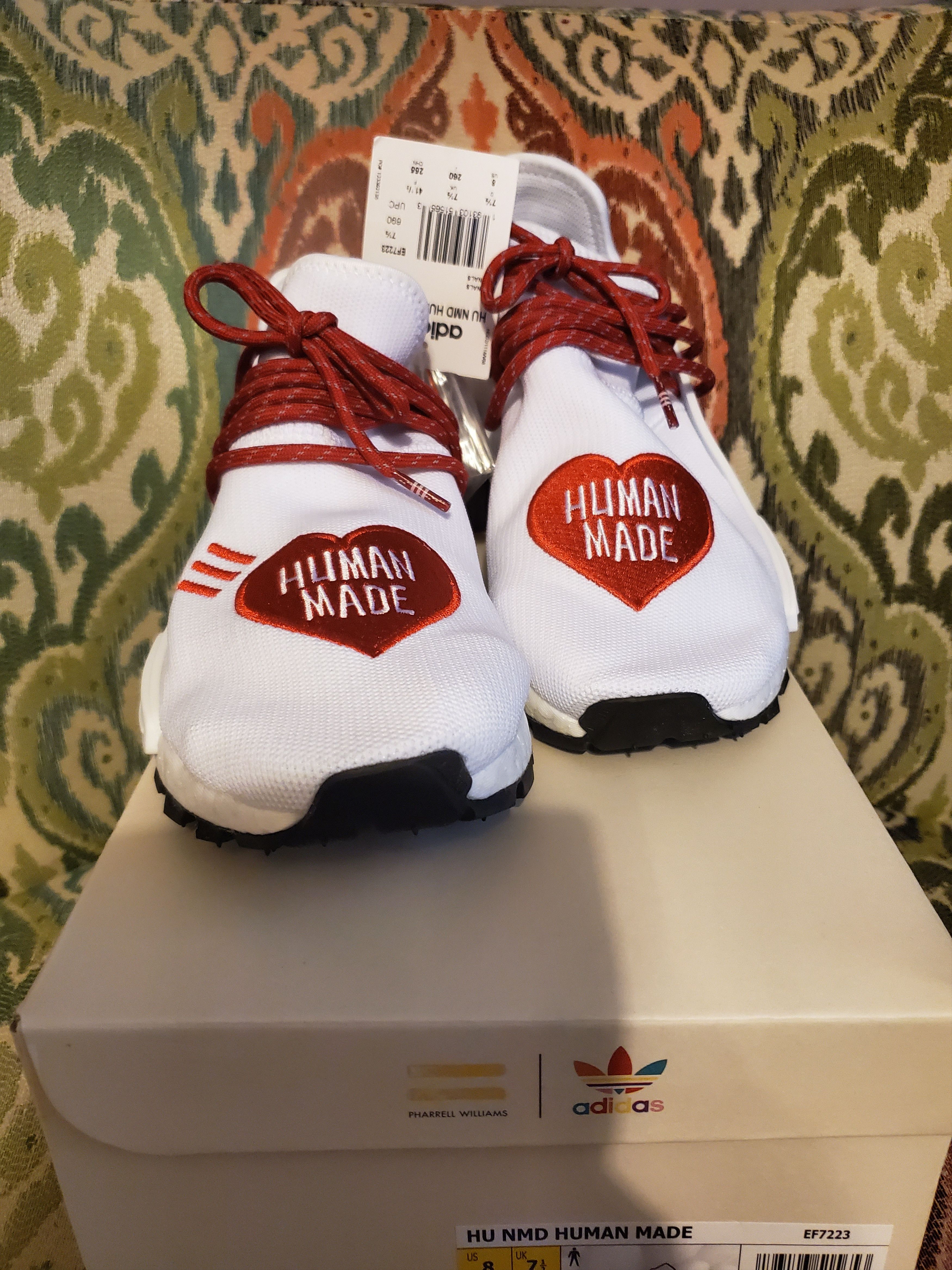 adidas gazelle silver green womens Adidas NMD HU Pharrell Human Made White Red