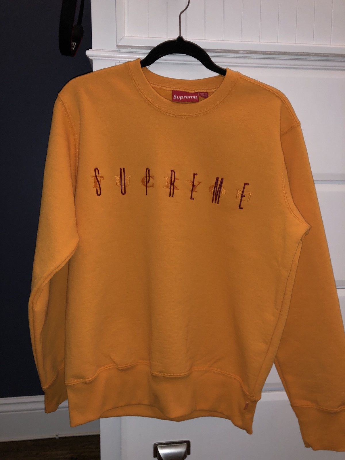 Supreme Supreme fuck you crewneck | Grailed