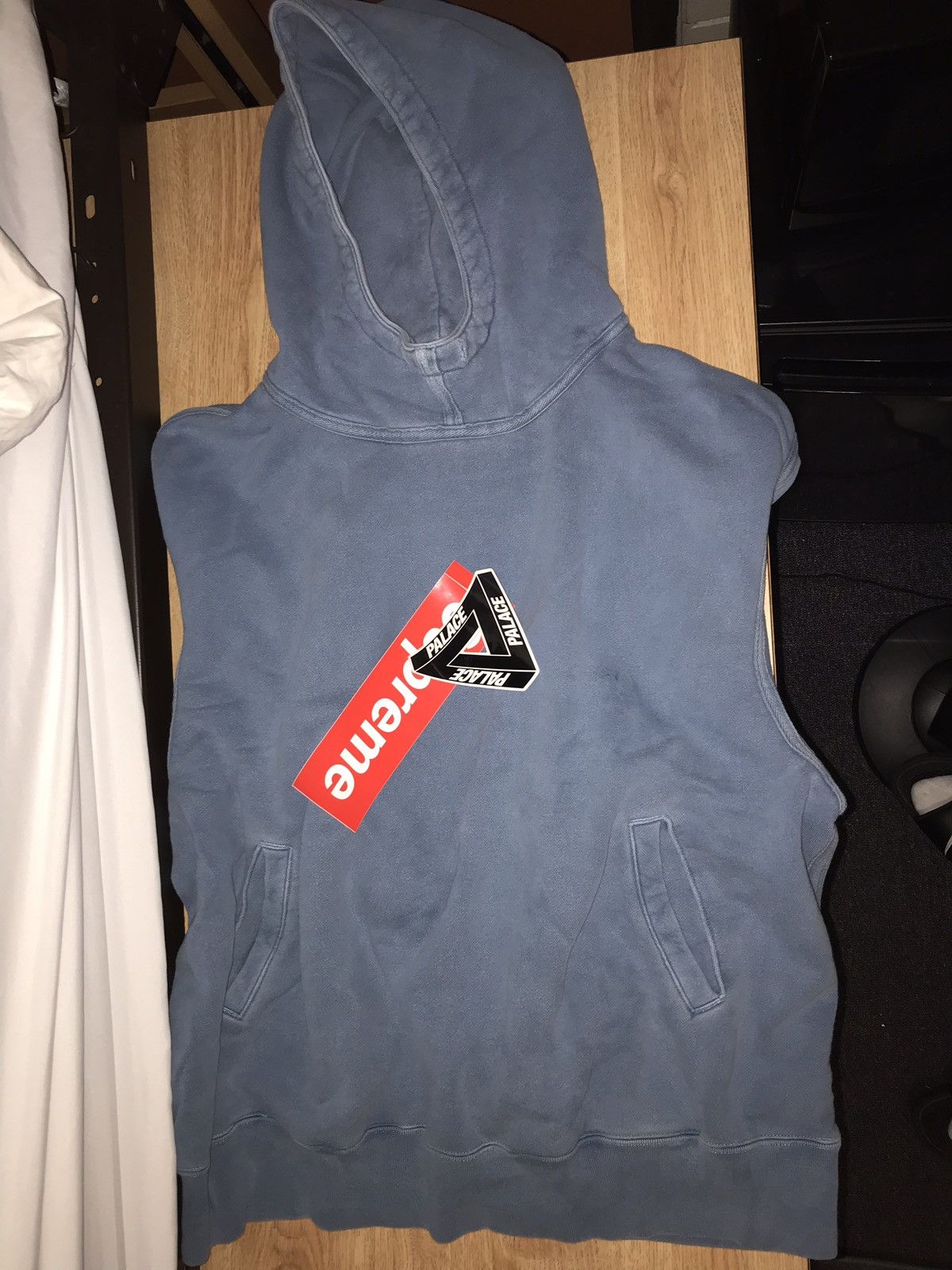 Cav Empt Overdyed Hoodie Blue