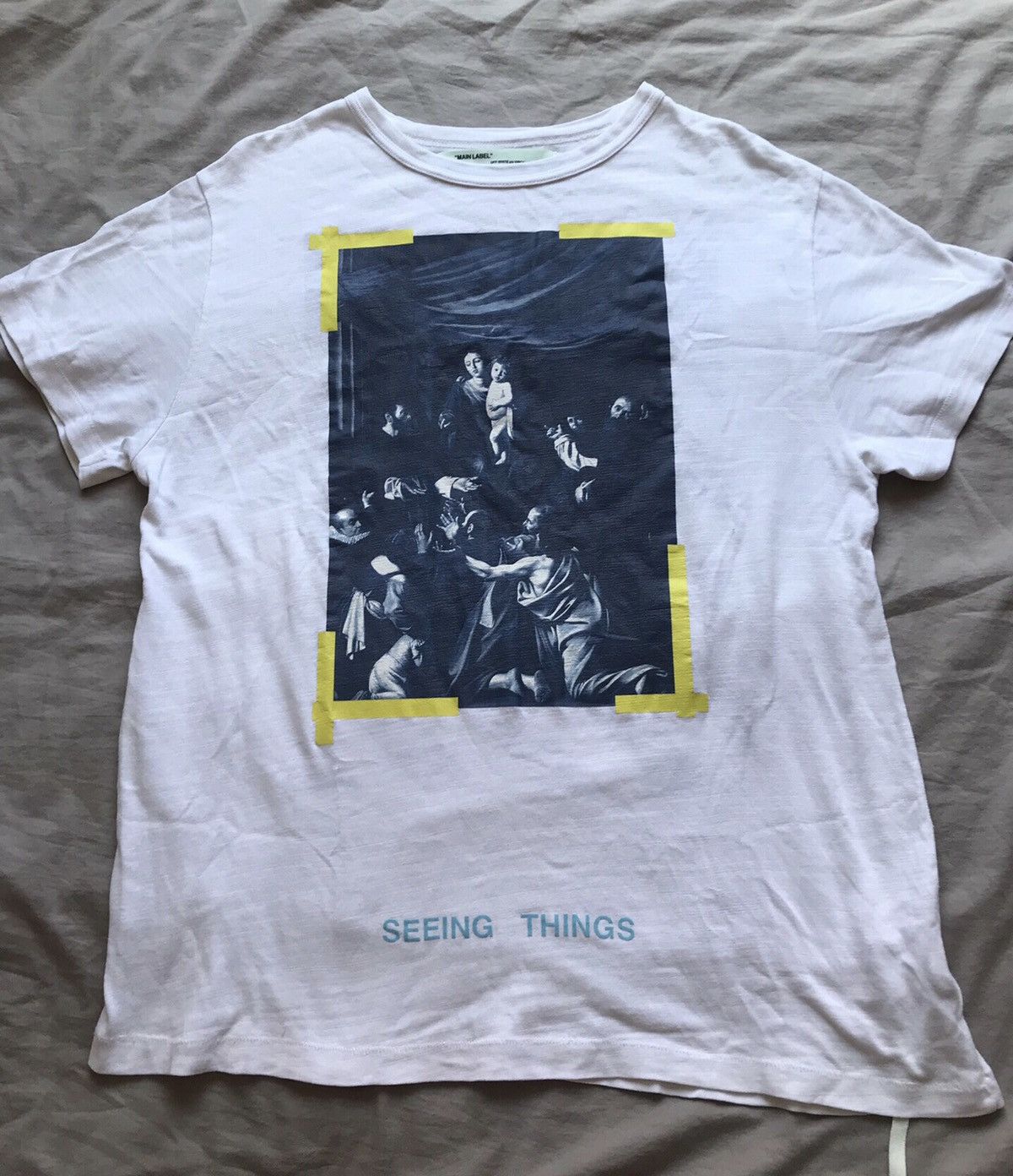 Off-White Off white Caravaggio Printed Tee Size US S / EU 44-46 / 1 - 1 Preview