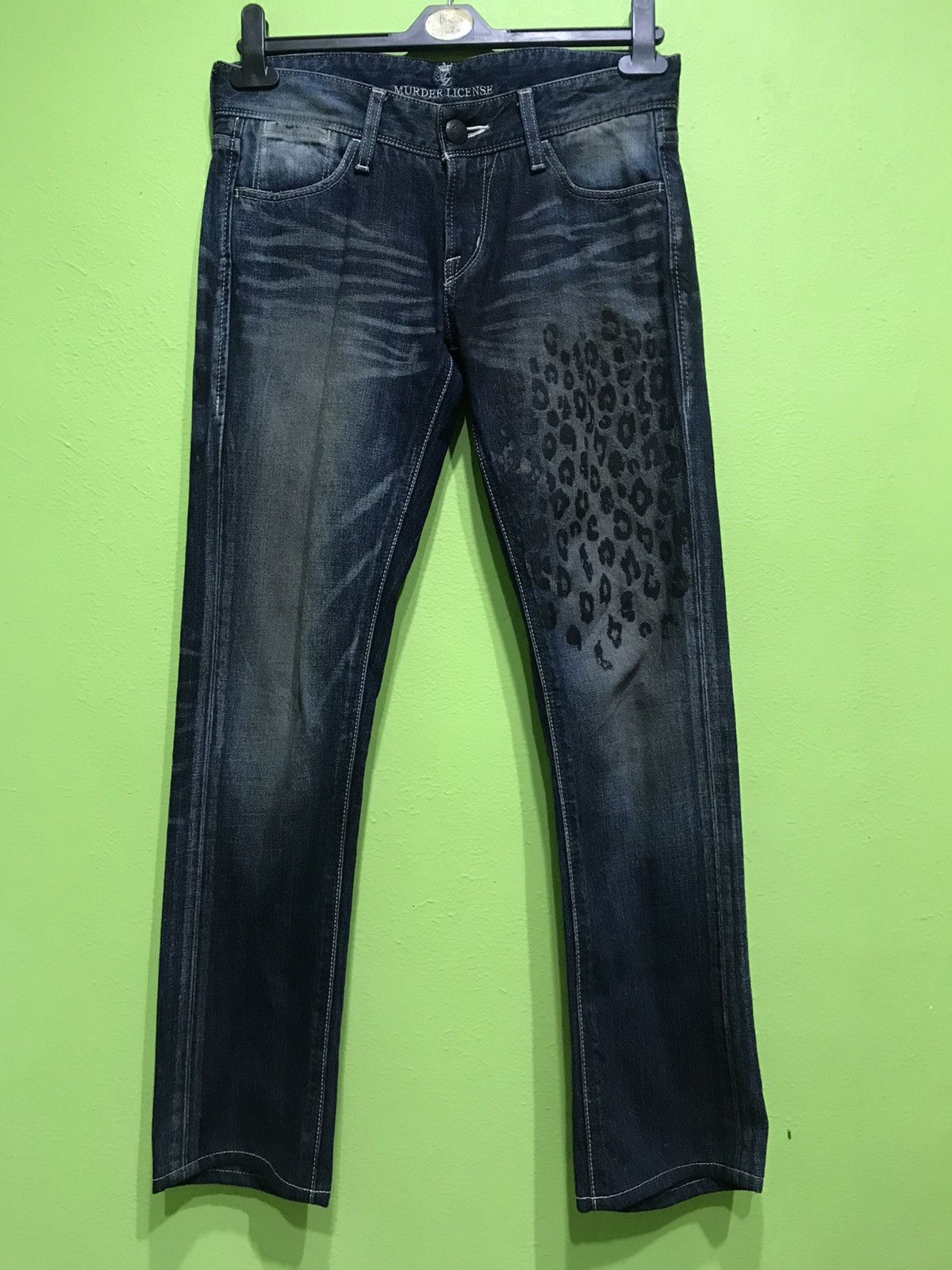 パンツ MURDER LICENSE crushed flare denim Y2K Murder License Mudwash Jeans (japan) - Etsy