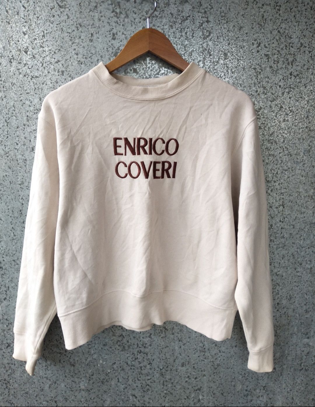 Enrico Coveri 🔥 Vintage Enrico Coveri sweatshirt spell out embroidery Size US M / EU 48-50 / 2 - 1 Thumbnail