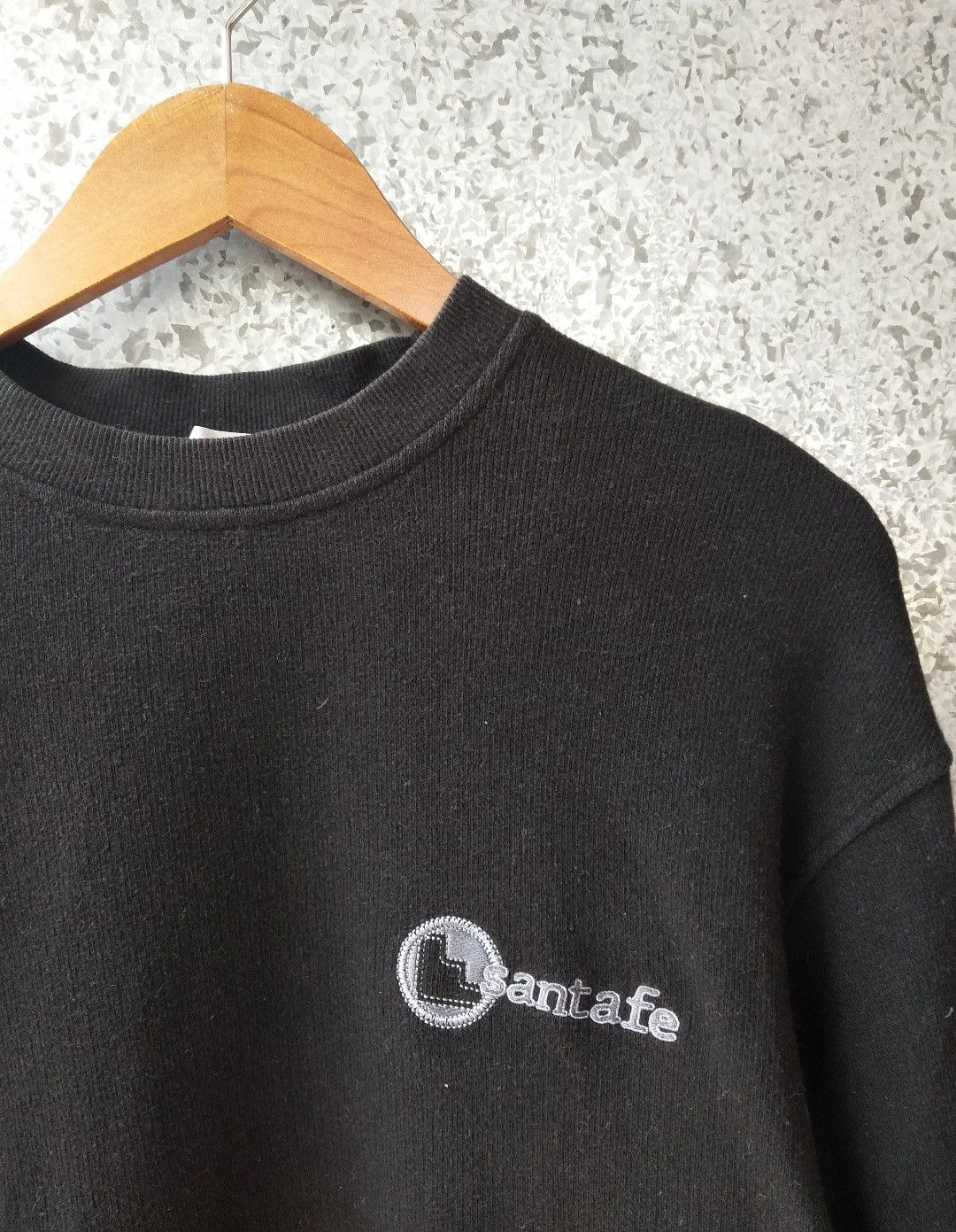 Designer Vintage Santa Fe sweatshirt small logo embroidery Size US L / EU 52-54 / 3 - 2 Thumbnail