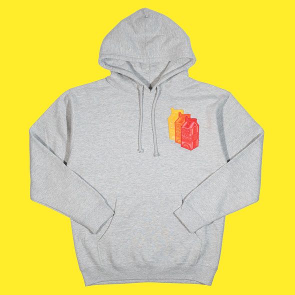 Carton patch hoodie hotsell