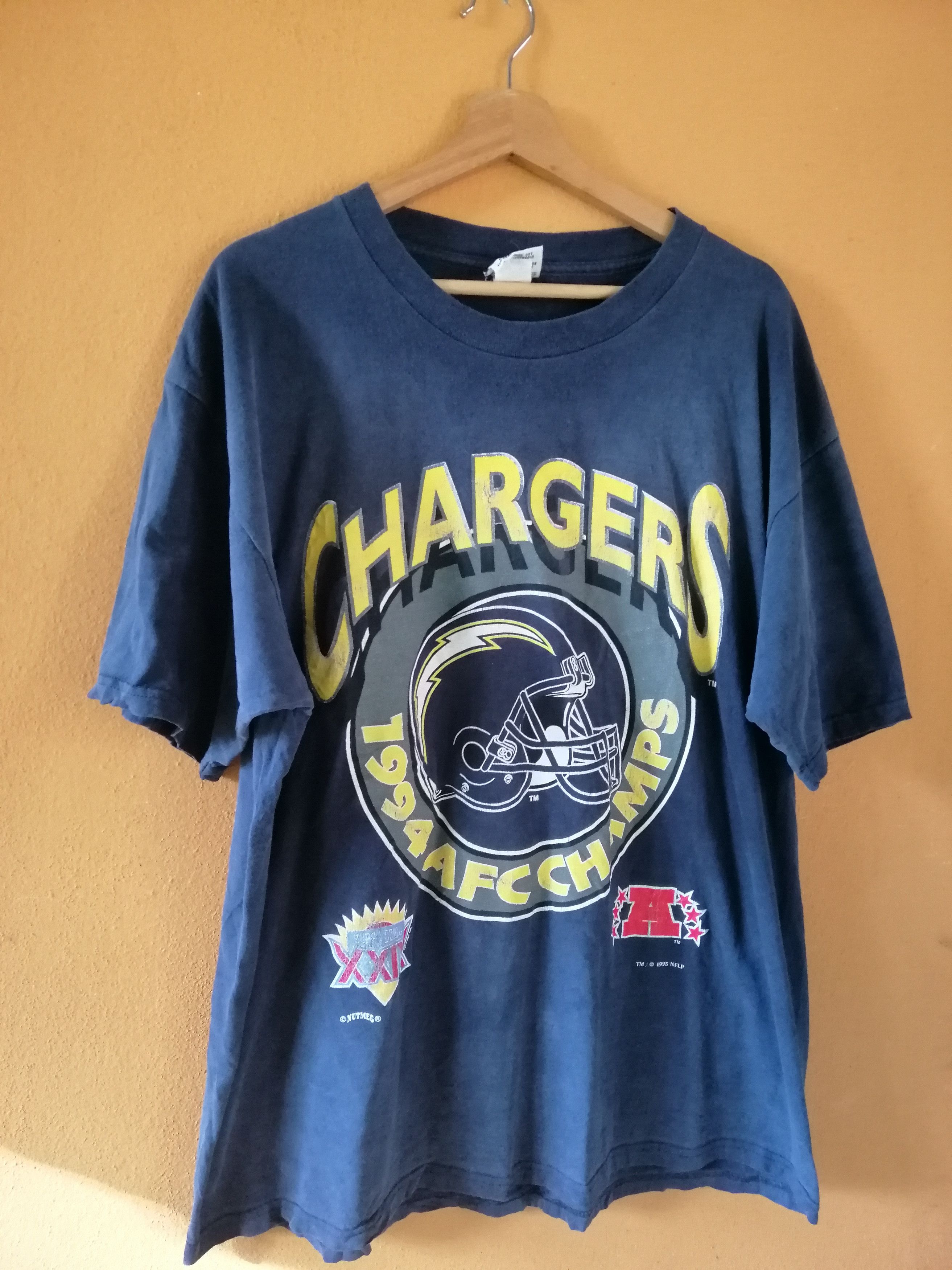 NFL Vintage Chargers 1994 AFC Champs Tshirt Size US L / EU 52-54 / 3 - 1 Thumbnail