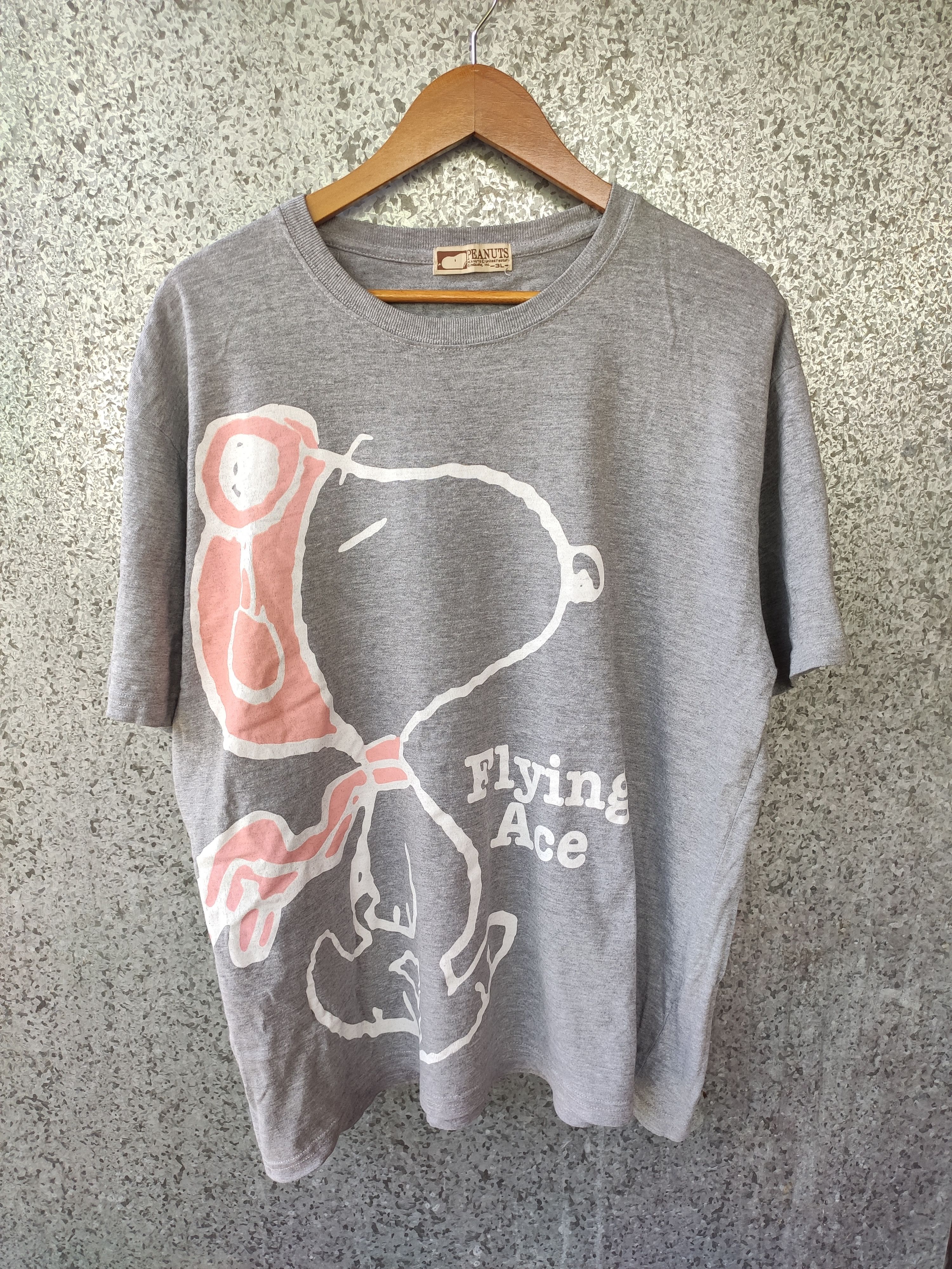 Peanuts Vintage 90s Vintage Peanuts T shirt Flying Ace Size US XL / EU 56 / 4 - 2 Thumbnail