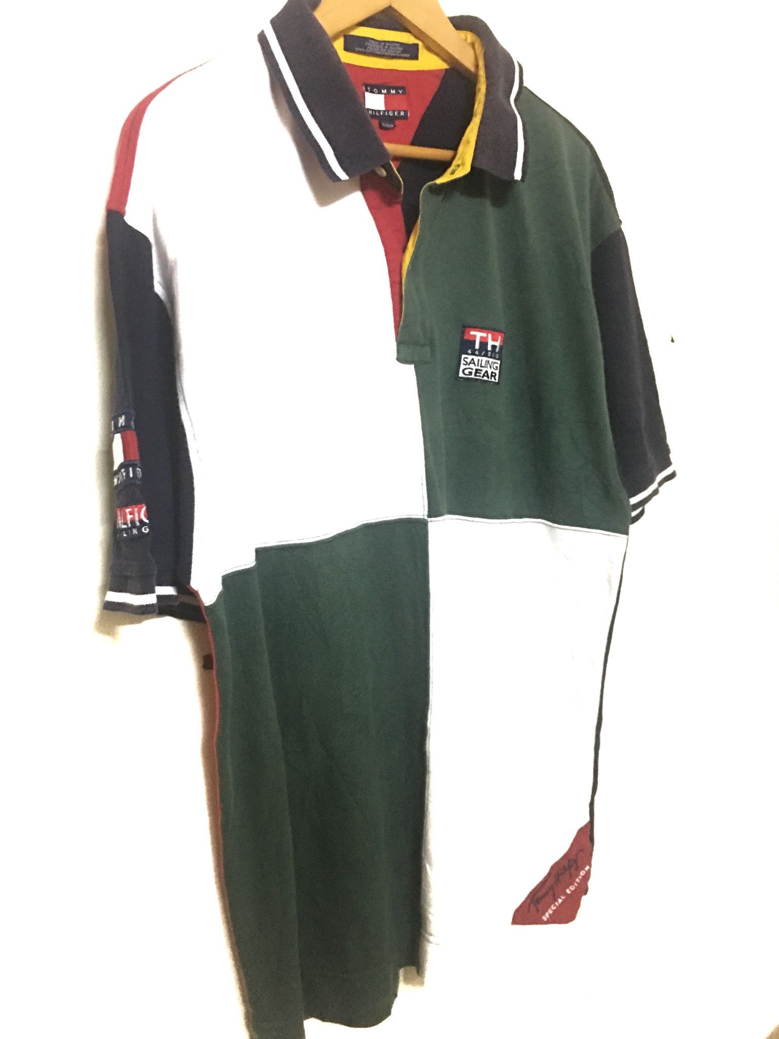 Tommy Hilfiger Tommy Hilfiger Sailing Gear Polo Shirt Special Edition Size US XL / EU 56 / 4 - 6 Thumbnail