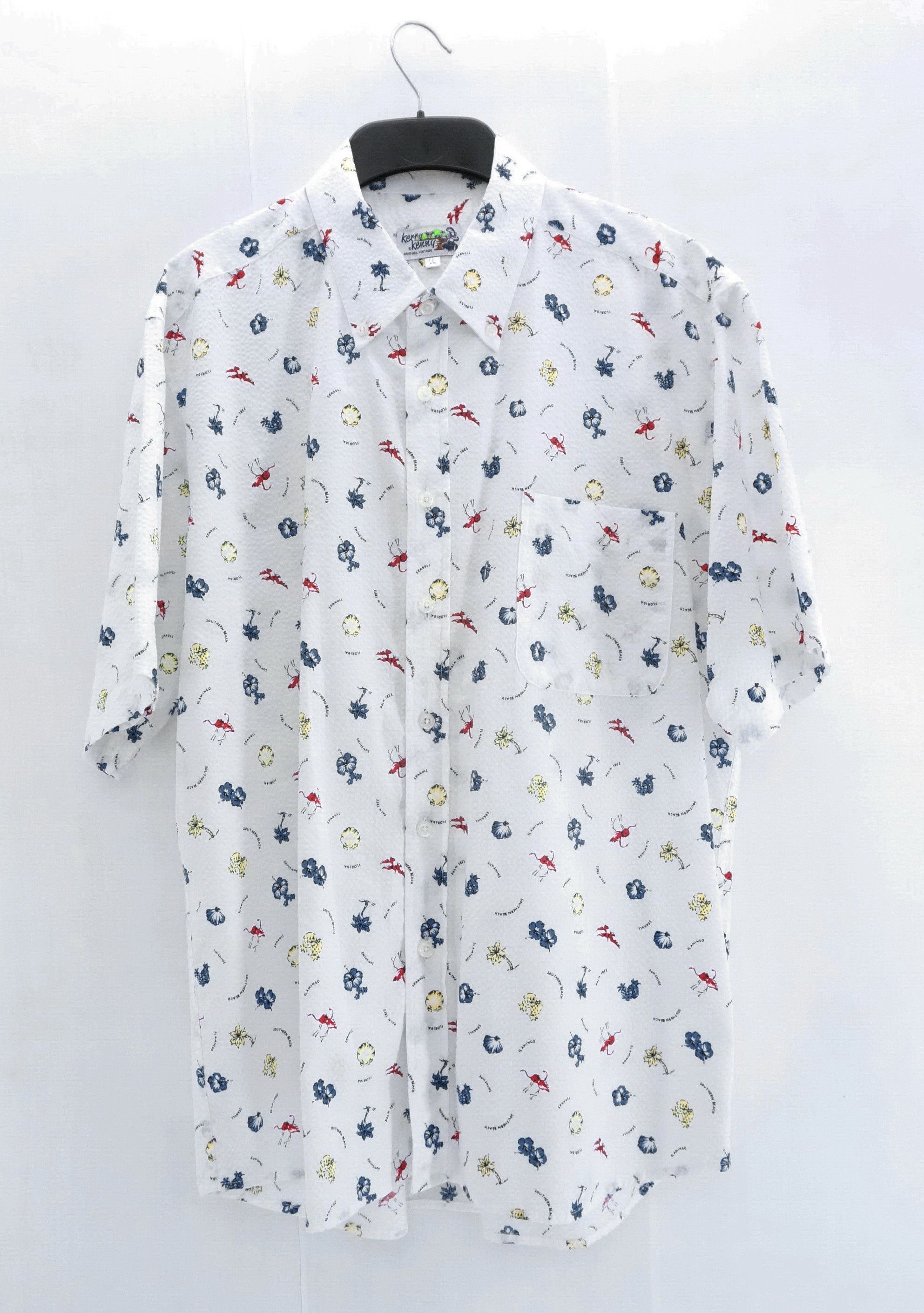 Japanese Brand KERRY KENNY Beach Hawaiian Shirt Size US M / EU 48-50 / 2 - 2 Thumbnail