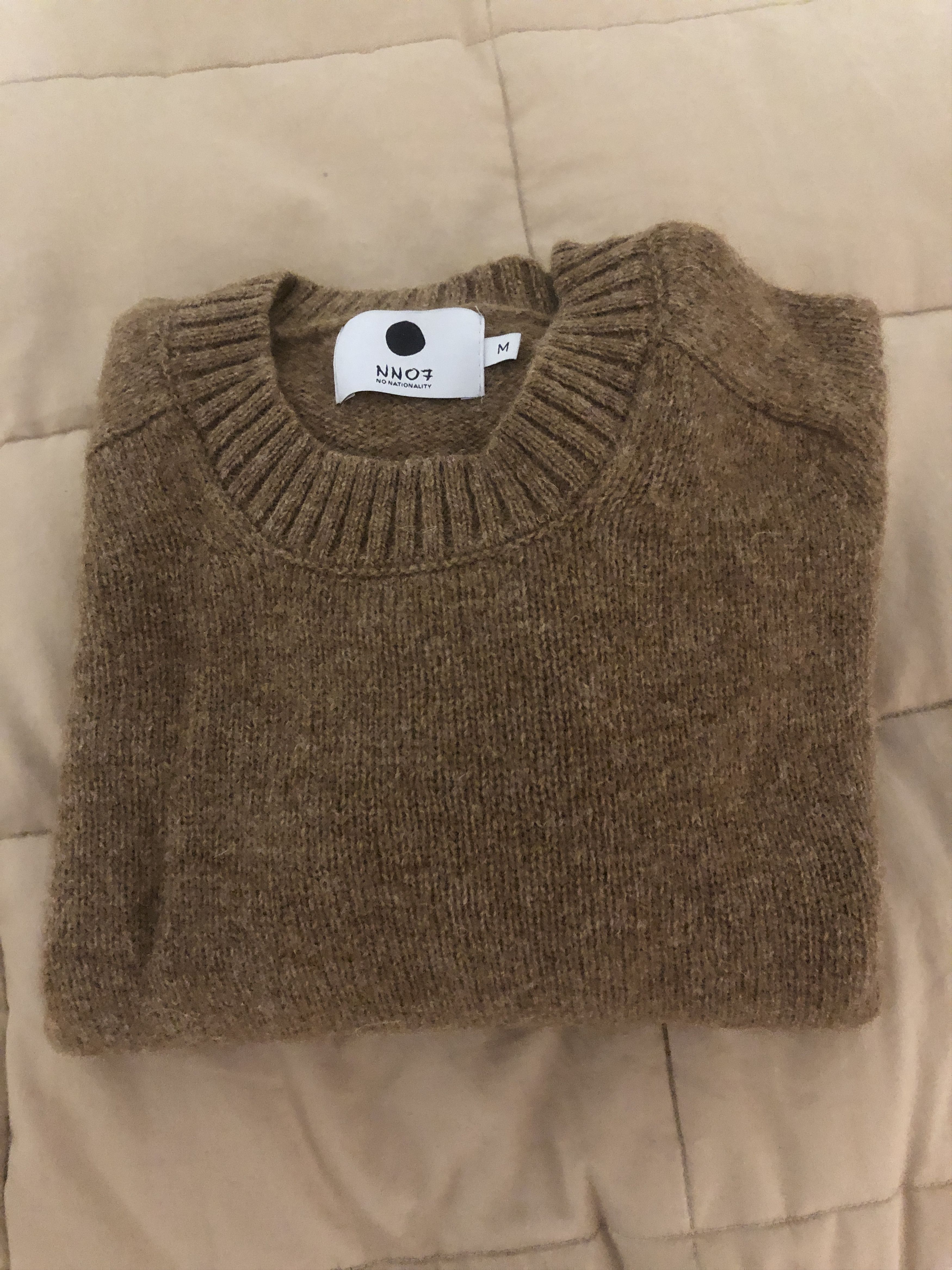 NN07 Nathan Knoll 100% Wool Sweater in Sand Size US M / EU 48-50 / 2 - 2 Thumbnail