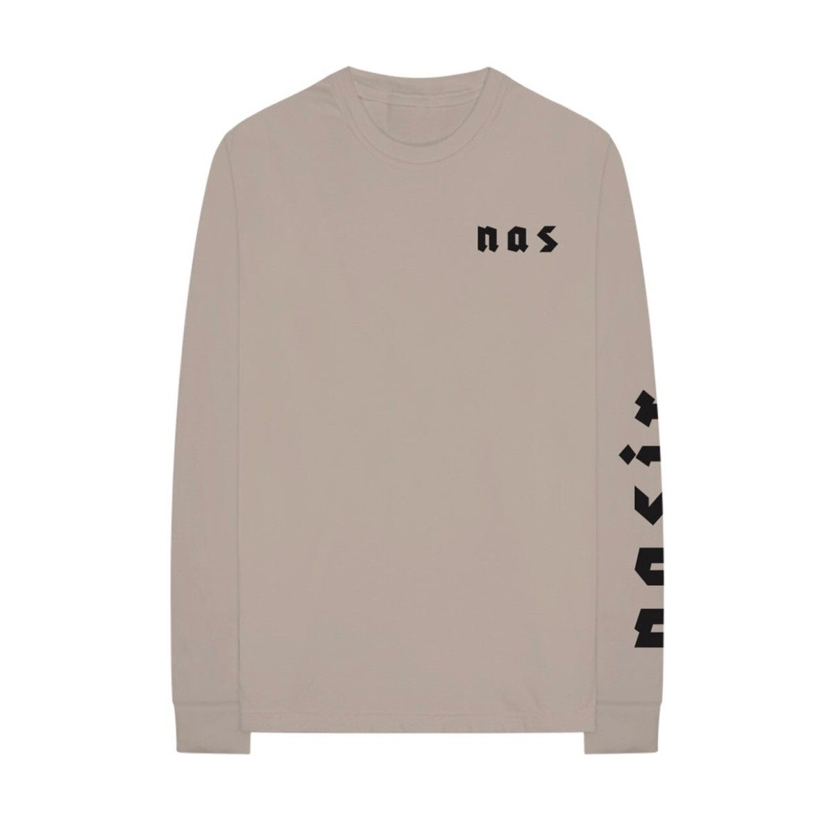 Band Tees × Nas × Rap Tees EYE LS T-SHIRT from NASIR album Band Tees × Nas × Rap Tees EYE LS T-SHIRT from NASIR album
