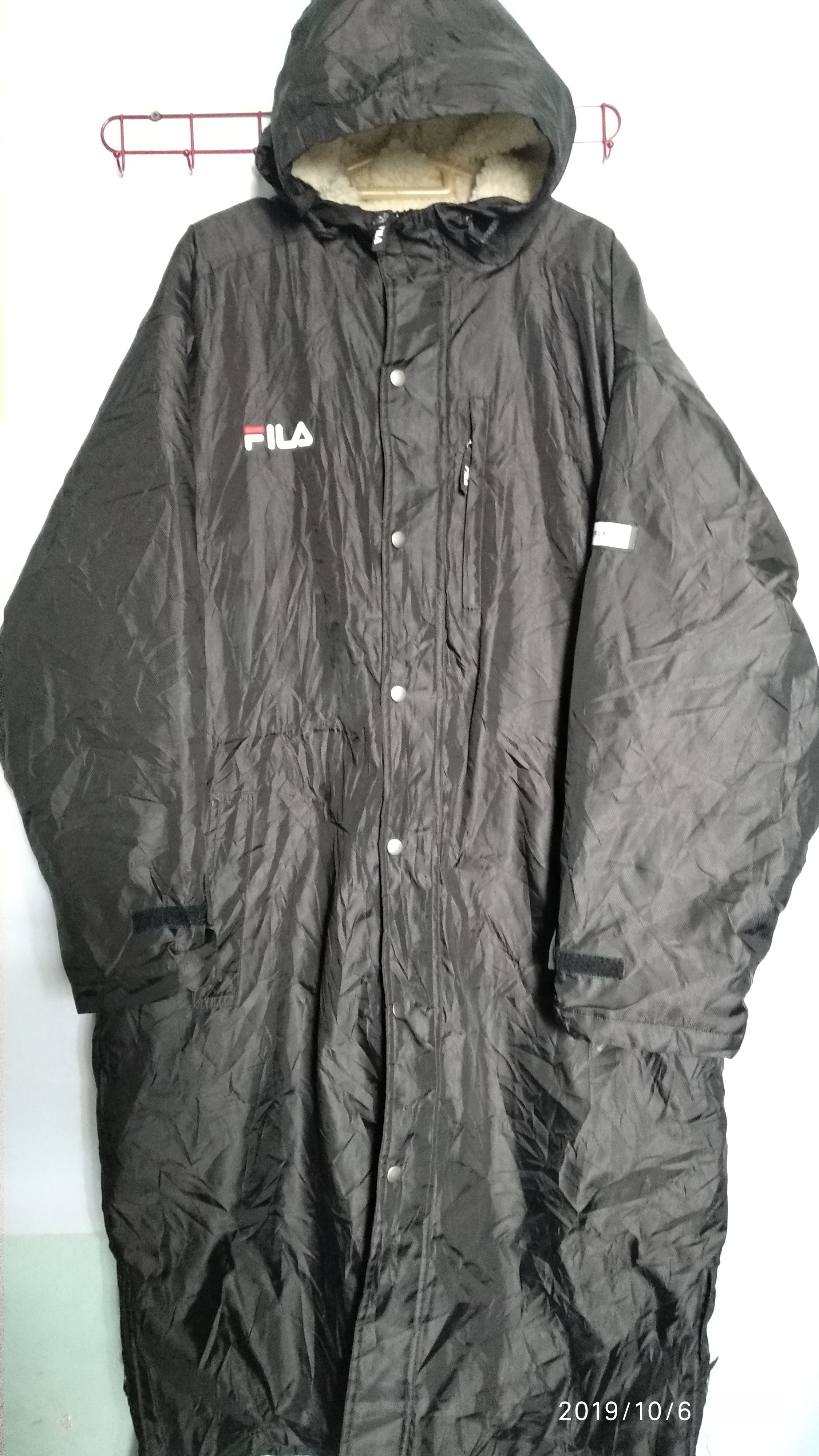 fila international parka raincoat