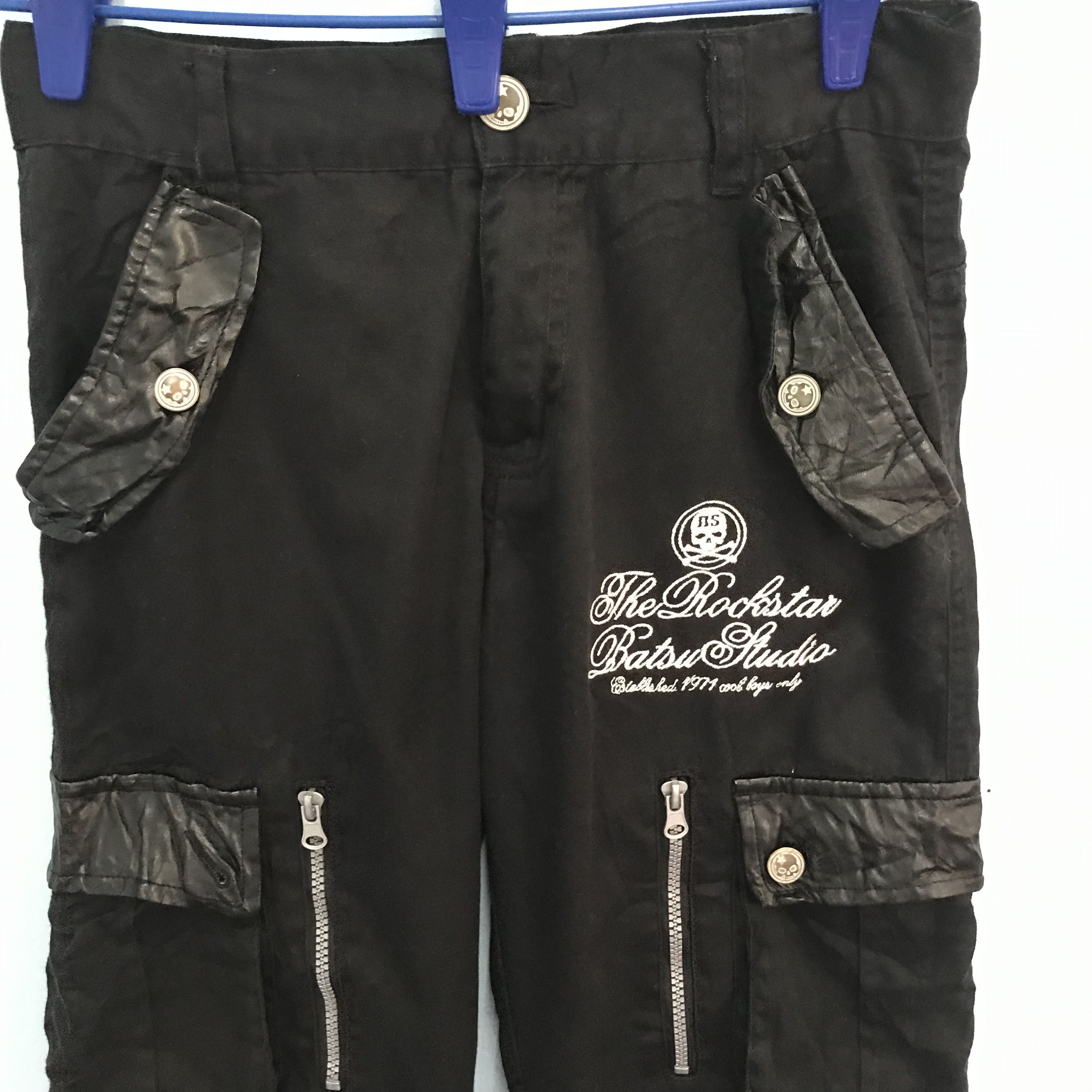Japanese Brand × Tsumori Chisato 🔥NEEDGONETODAY🔥BATSU Studios Skull Multi pocket Cargopant Size US 29 - 2 Thumbnail