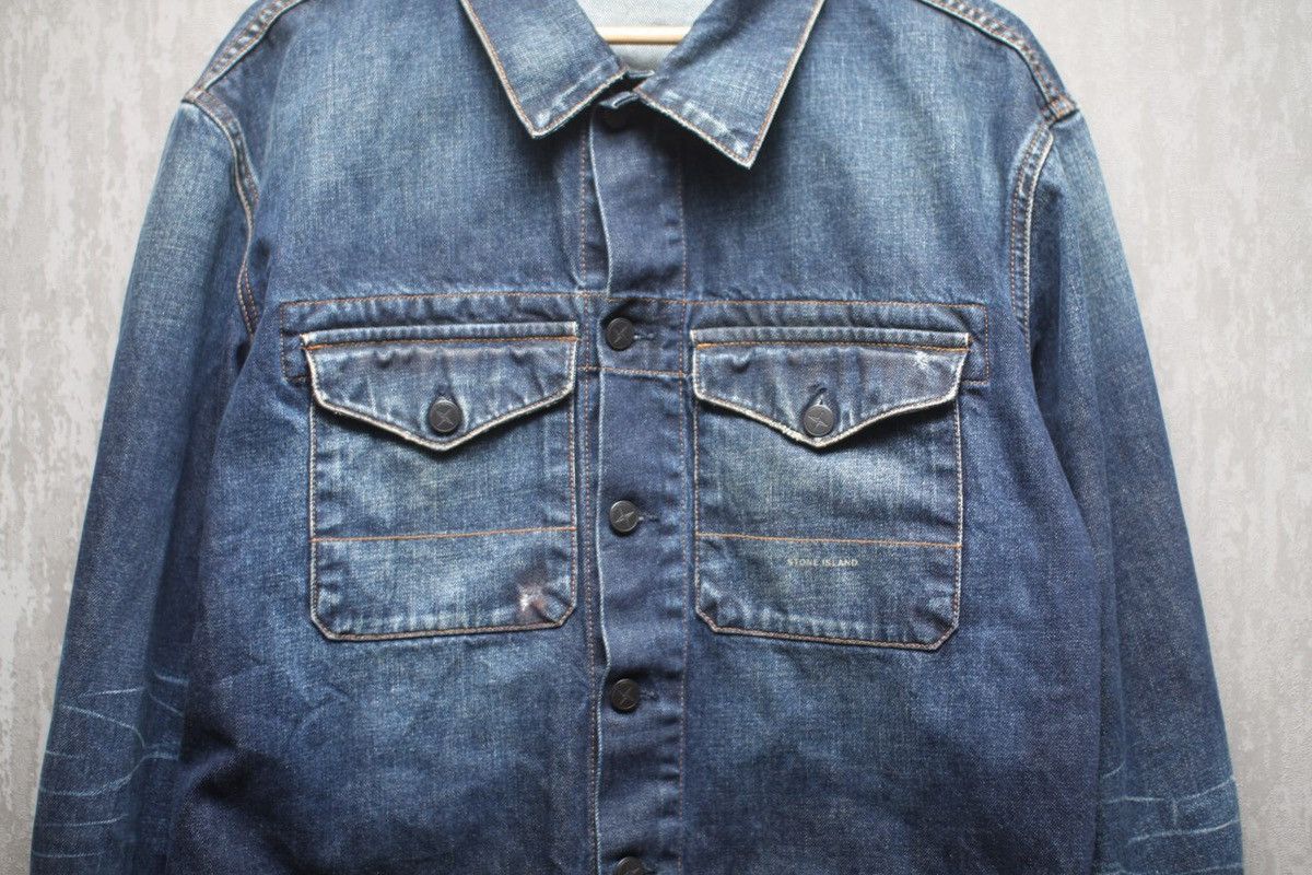Stone Island Stone Island Denim Jacket Size XL Size US XL / EU 56 / 4 - 3 Thumbnail