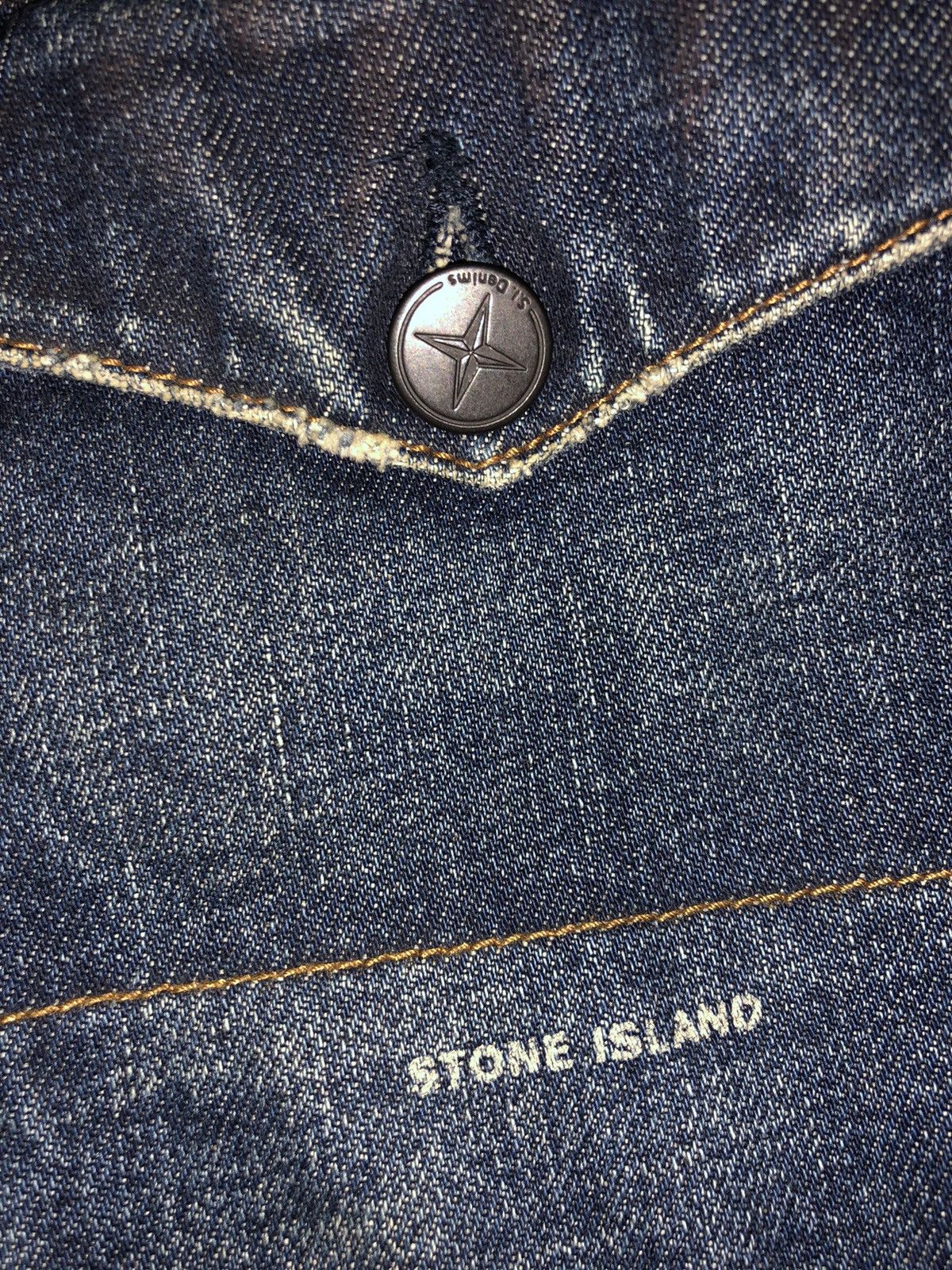 Stone Island Stone Island Denim Jacket Size XL Size US XL / EU 56 / 4 - 11 Thumbnail