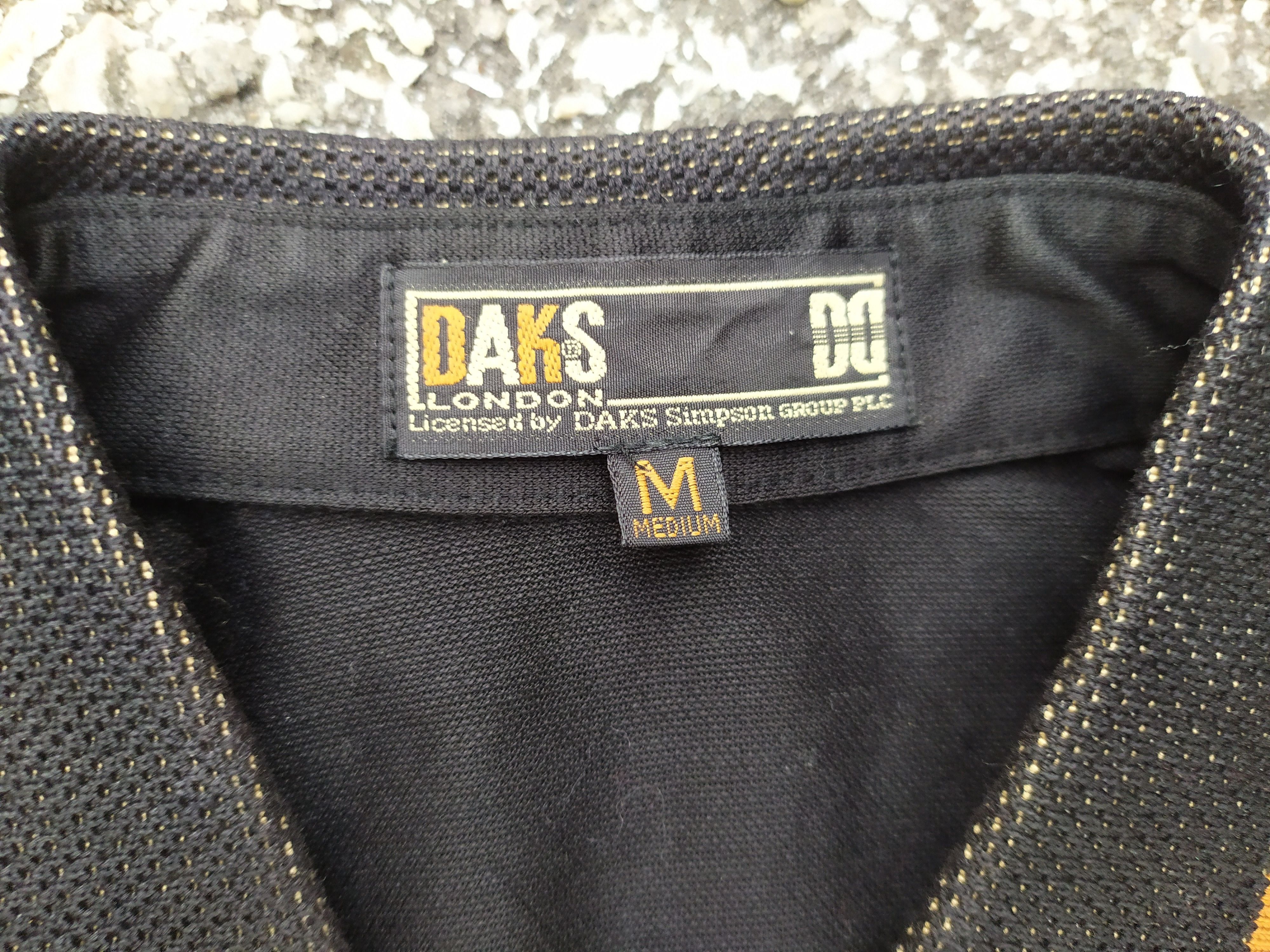 DAKS DAKS London Nova Check Long Sleeve Polo Shirt Size US M / EU 48-50 / 2 - 4 Thumbnail