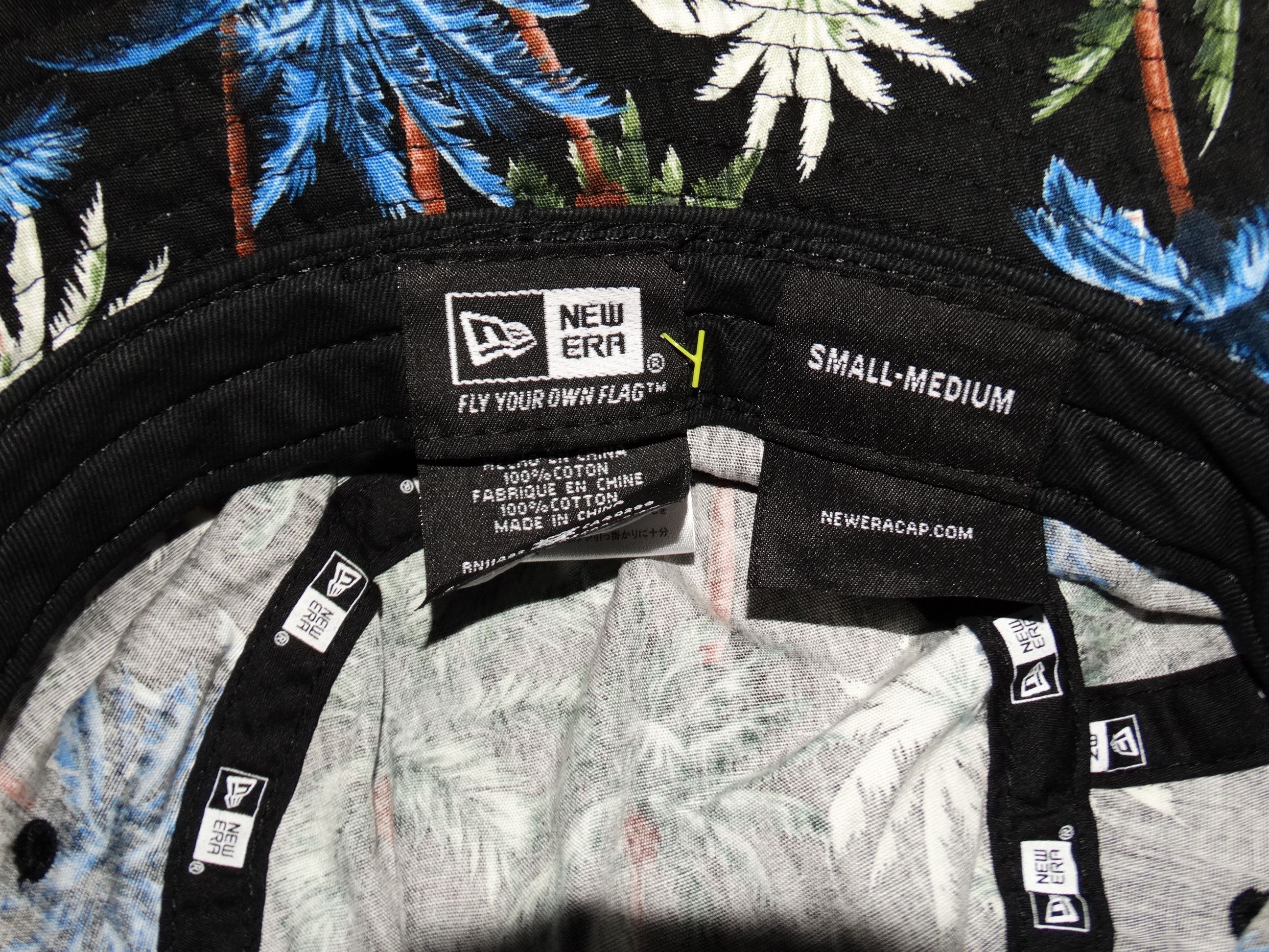 Flannel × New Era B1 New era hawaiian print Bucket Hat S 56cm rare Size ONE SIZE - 3 Thumbnail