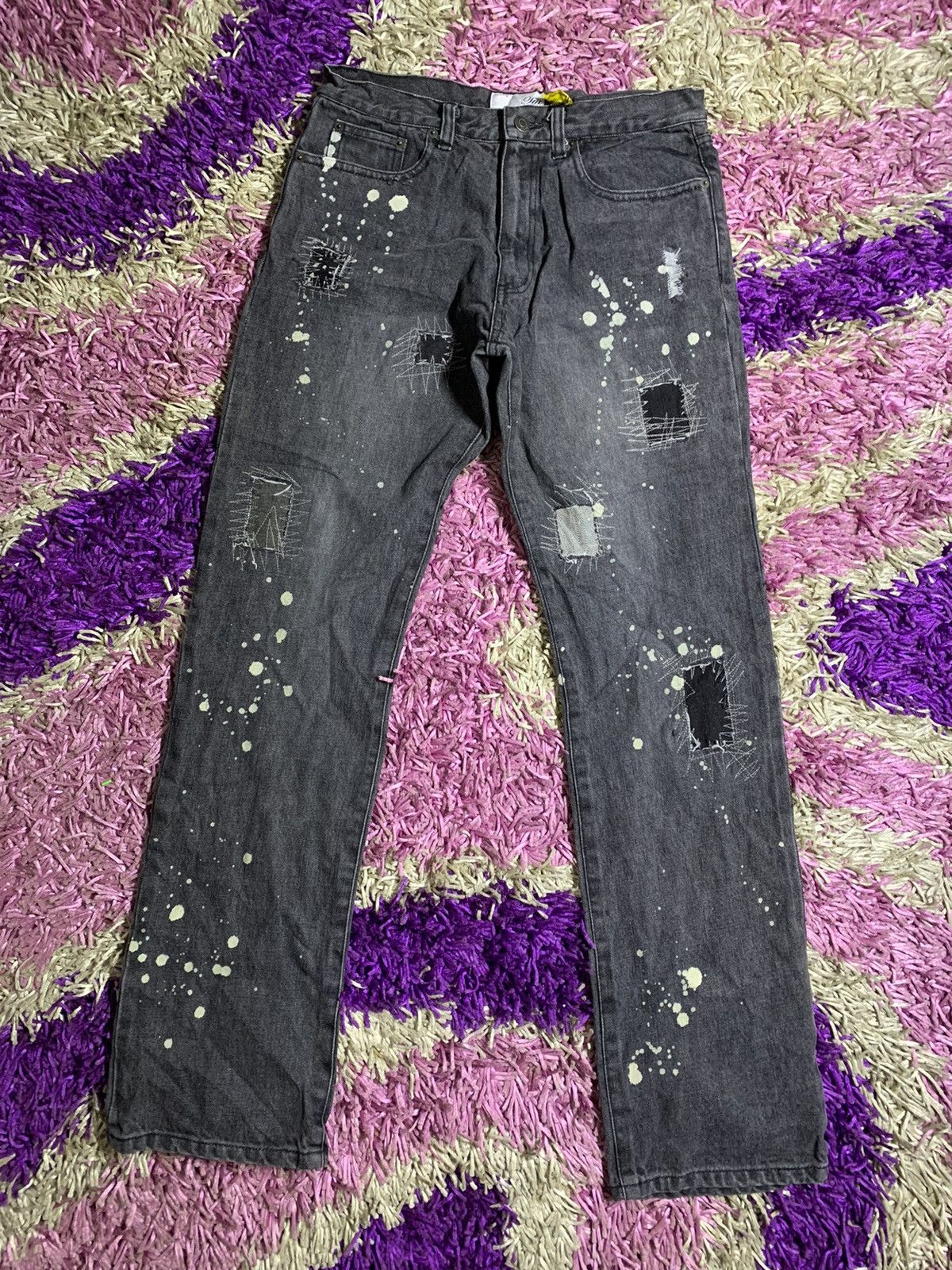Vintage RARE design denime jeans by tettsu pro. Must have | Grailed