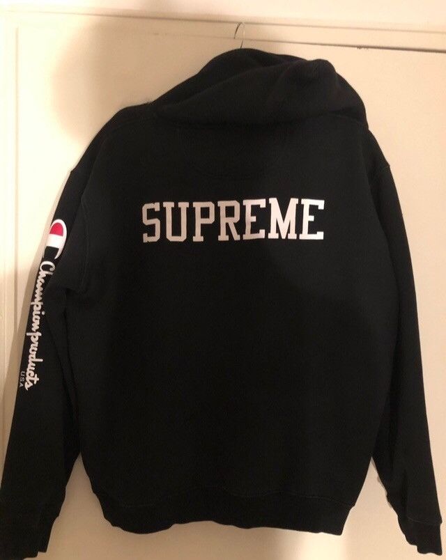 Fw16 supreme champion hoodie on sale