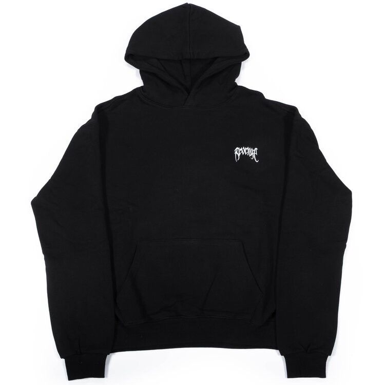 Revenge French Terry Basic Hoodie Black Grailed 