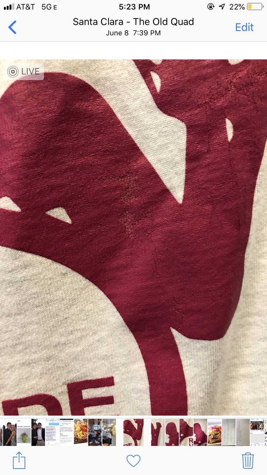 Rhude Rhude Raglan Top Size US L / EU 52-54 / 3 - 5 Thumbnail