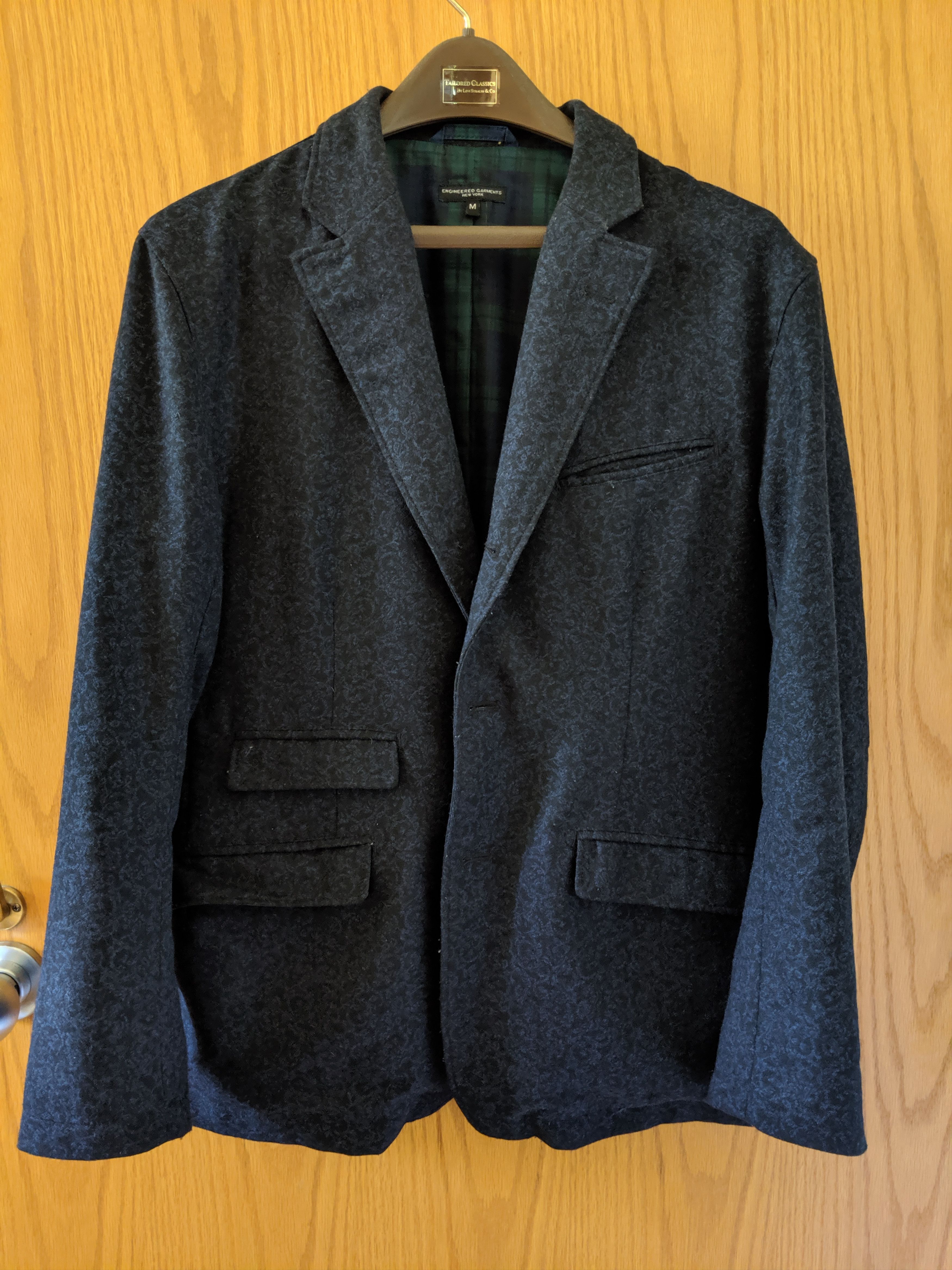 Engineered Garments Engineered Garments Andover Navy and Black Size 38R - 1 Thumbnail
