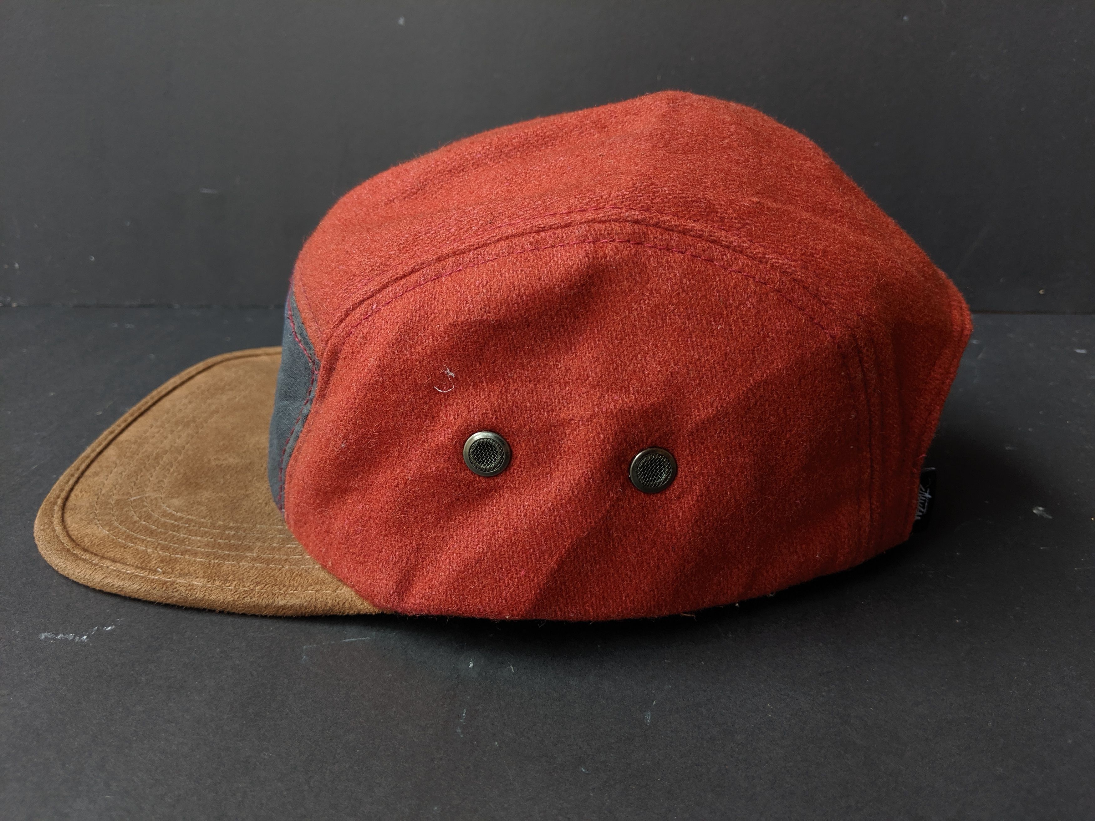 Stussy Streetwear stussy 5panel cap two tones color iron logo Size ONE SIZE - 2 Thumbnail