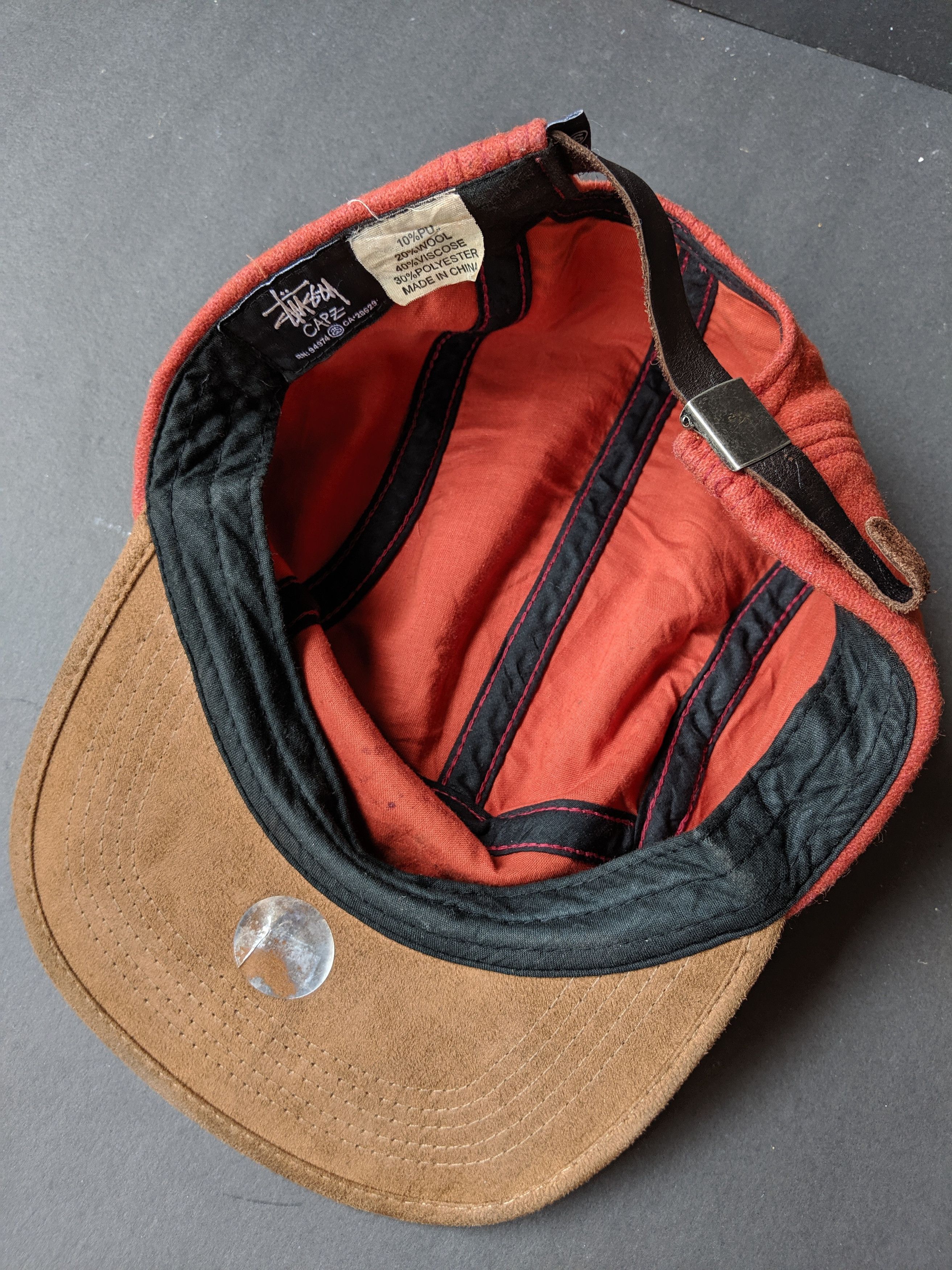 Stussy Streetwear stussy 5panel cap two tones color iron logo Size ONE SIZE - 5 Thumbnail