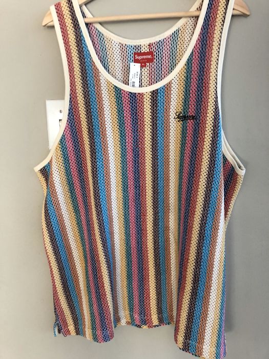 Supreme Supreme Knit Stripe Tank Top in Multicolor | Grailed