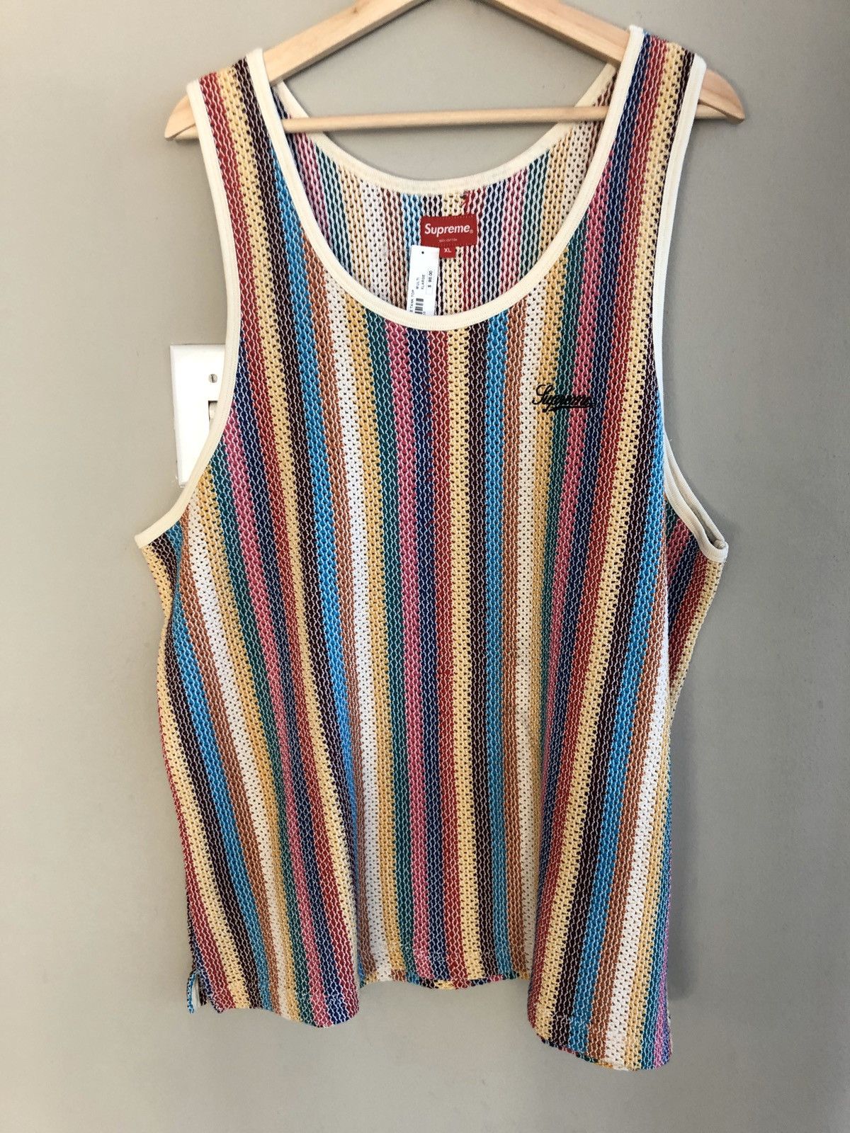 Supreme Supreme Knit Stripe Tank Top in Multicolor | Grailed