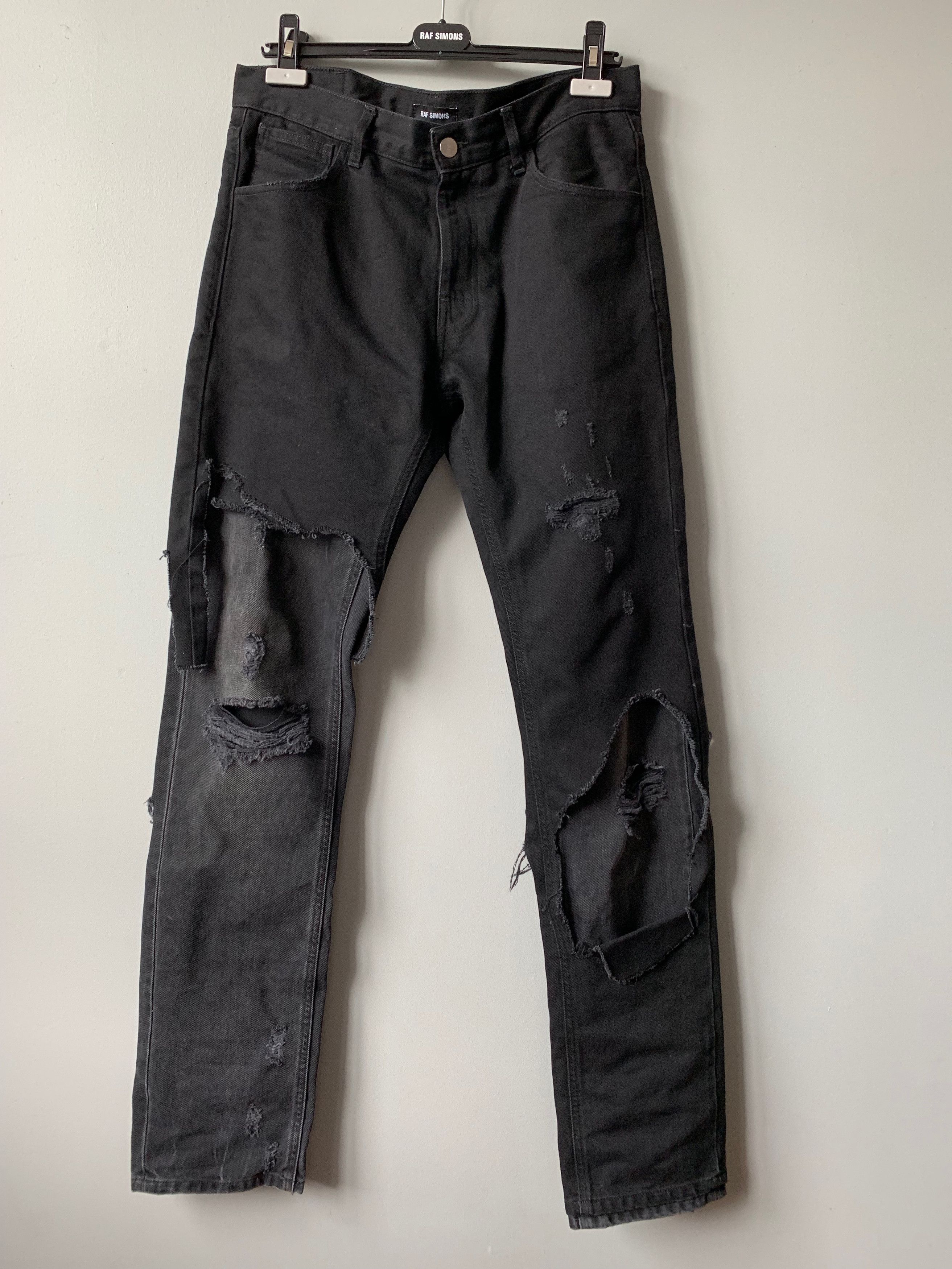 Raf Simons Raf Simons FW19 Destroyed Denim Pants 32 [Current 