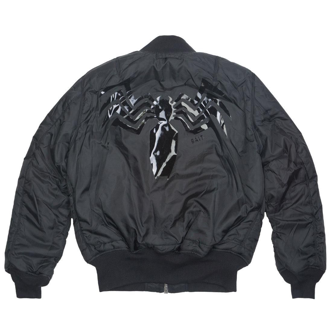 Alpha Industries Bait Marvel Comics BAIT X ALPHA INDUSTRIES MA 1 VENOM REVERSIBLE JACKET Grailed