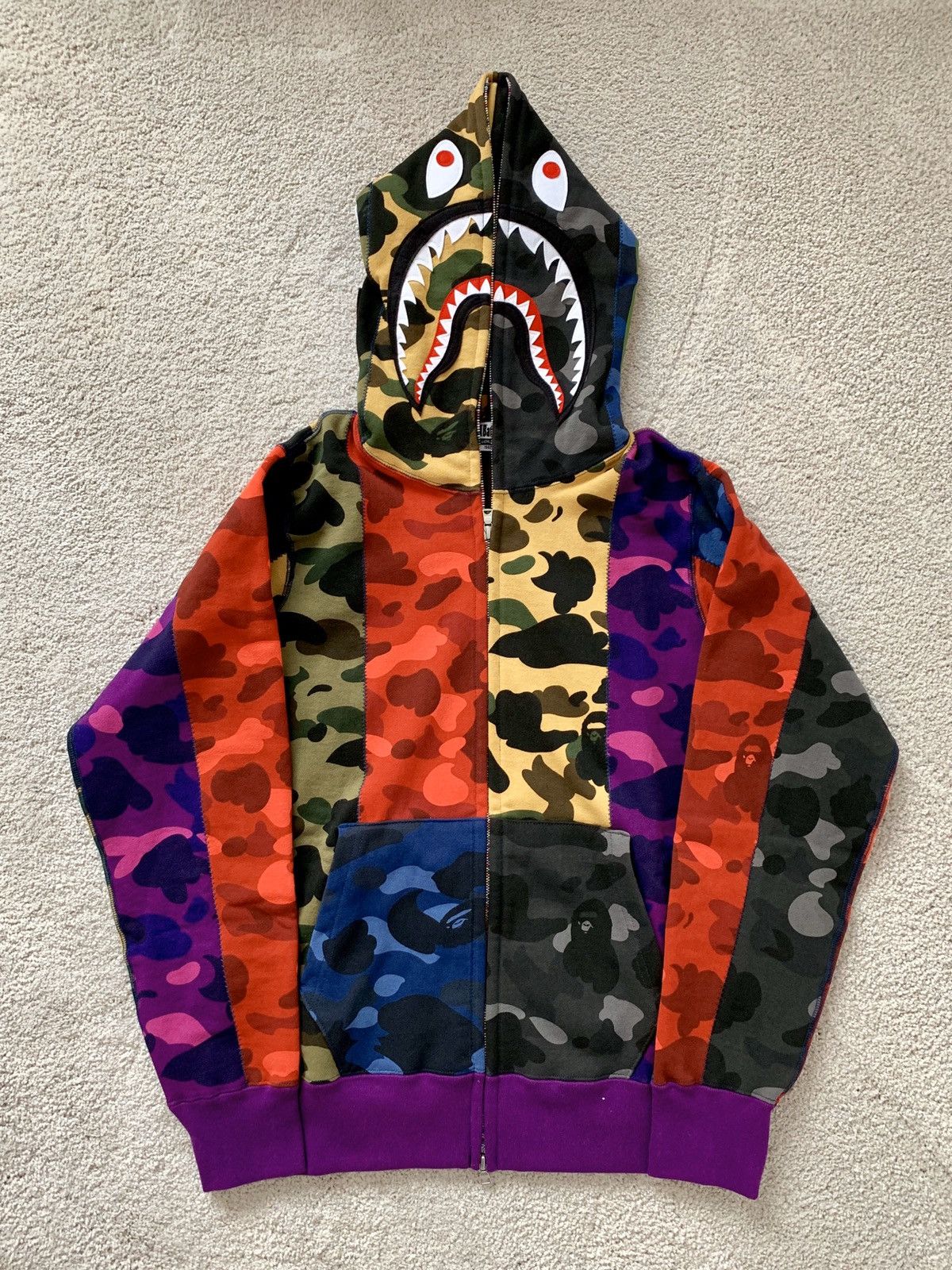 Bape shark mix camo online