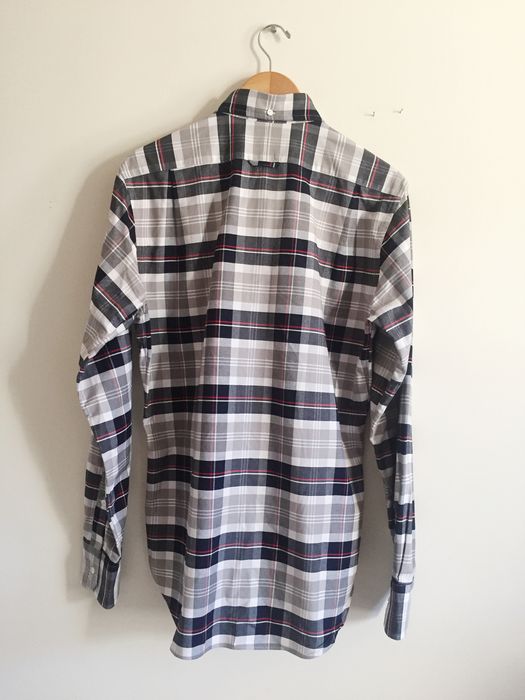 Thom Browne Plaid Oxford Cloth Shirt Size US L / EU 52-54 / 3 - 9 Preview