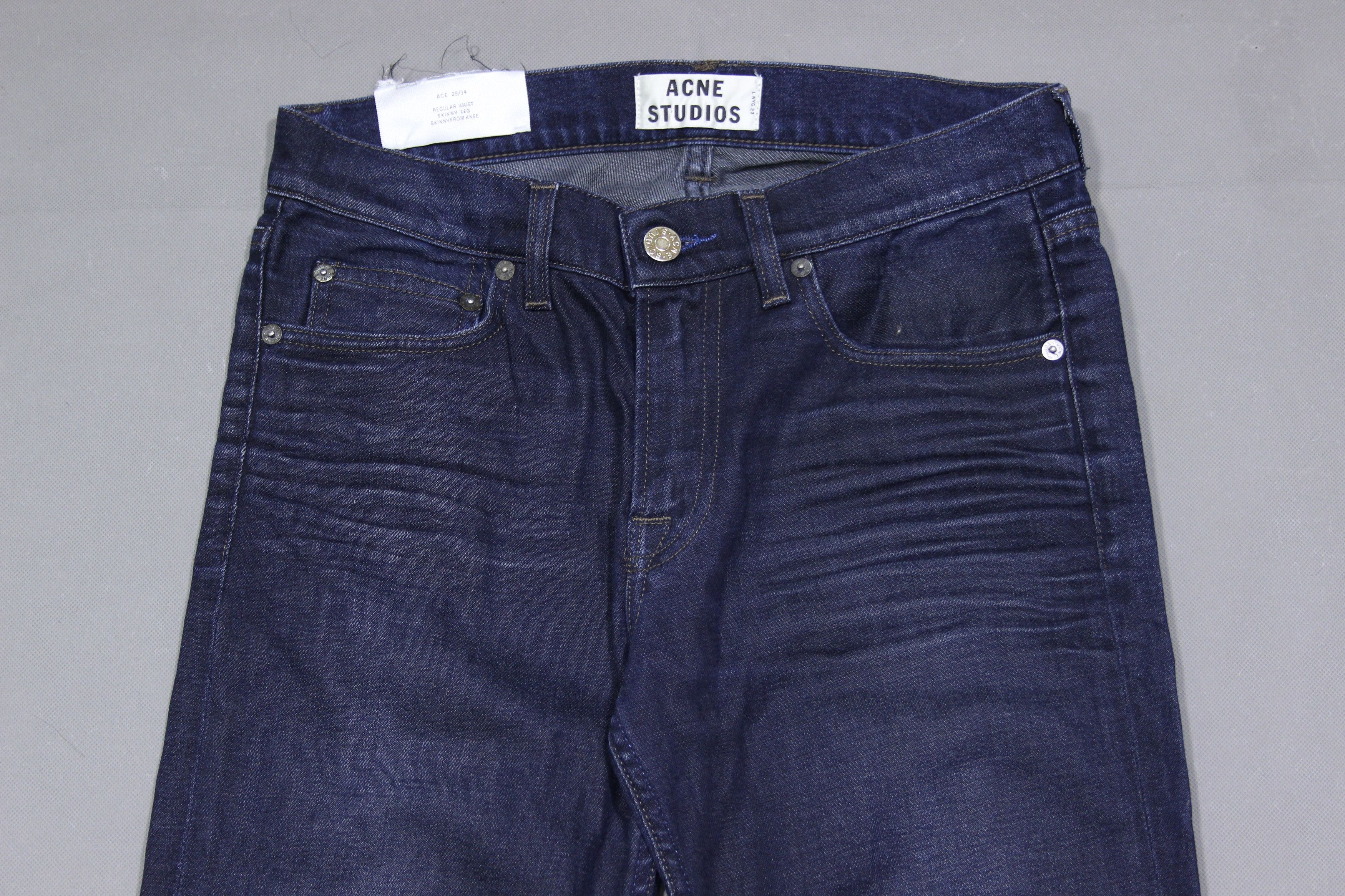 Acne Studios Ace Oreo Skinny Fit Jeans Size US 29 - 3 Thumbnail