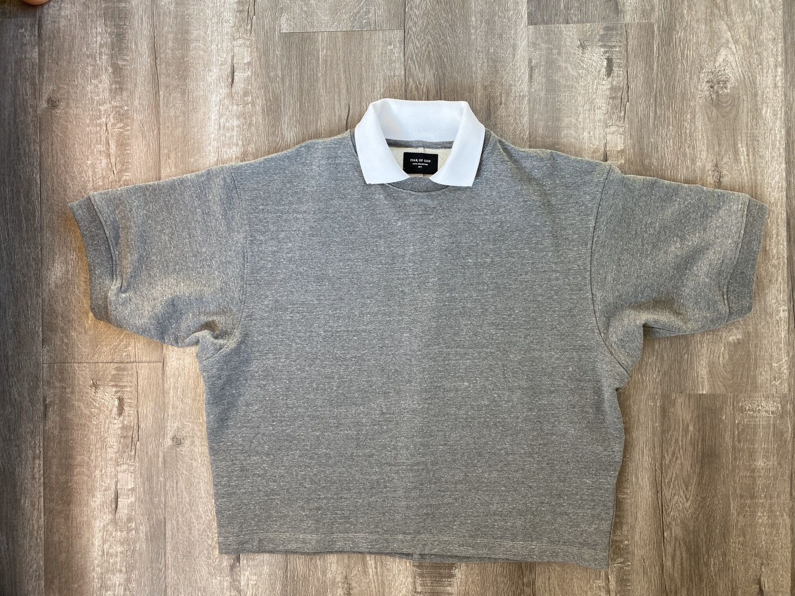 Fear of God Fear of God Grey Polo (Fifth Collection) | Grailed Fear of God Fear of God Grey Polo (Fifth Collection) | Grailed