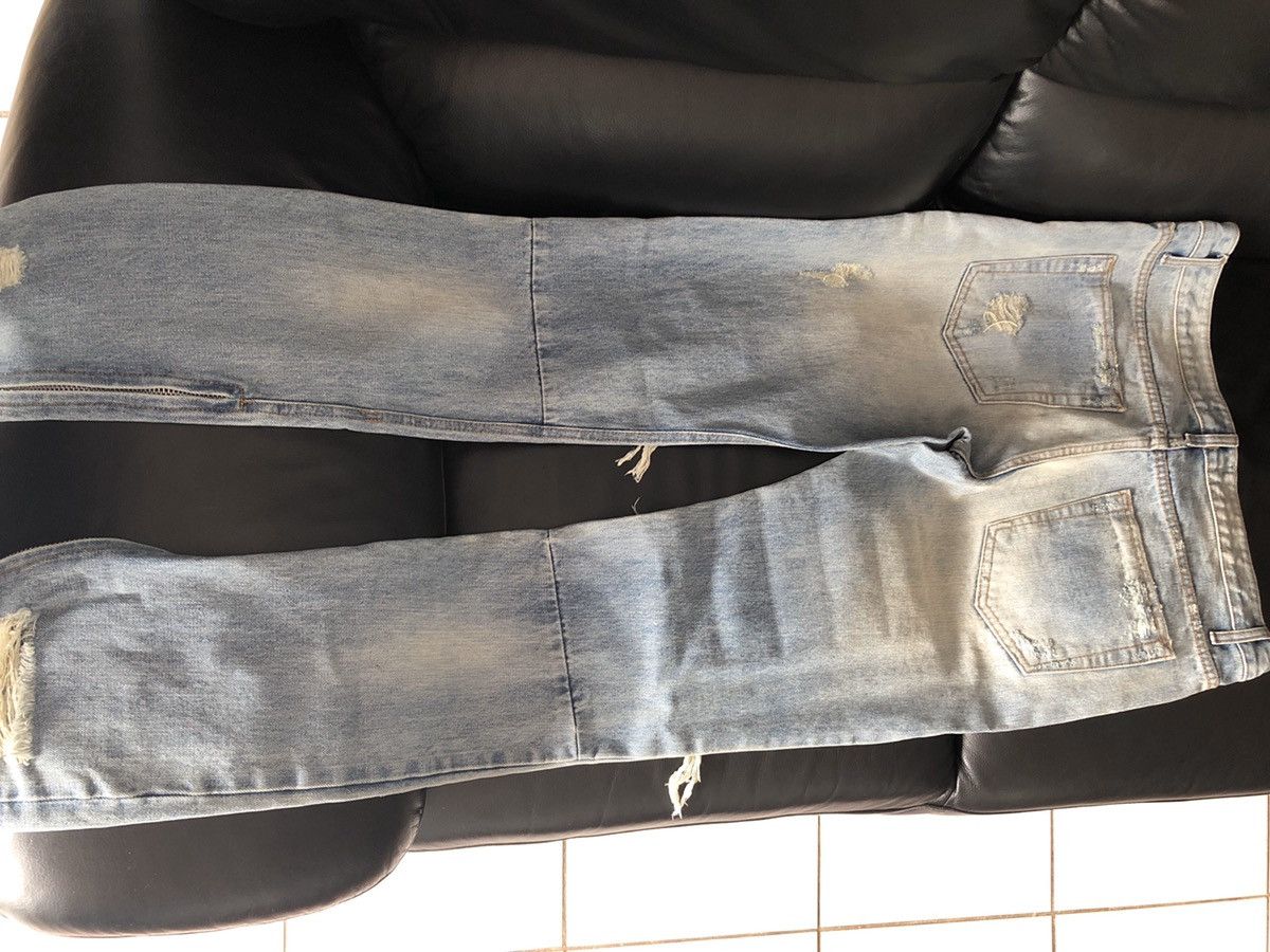 Burj Surtr Burj Surtr Ripped Zipper Jeans Size US 34 / EU 50 - 3 Thumbnail