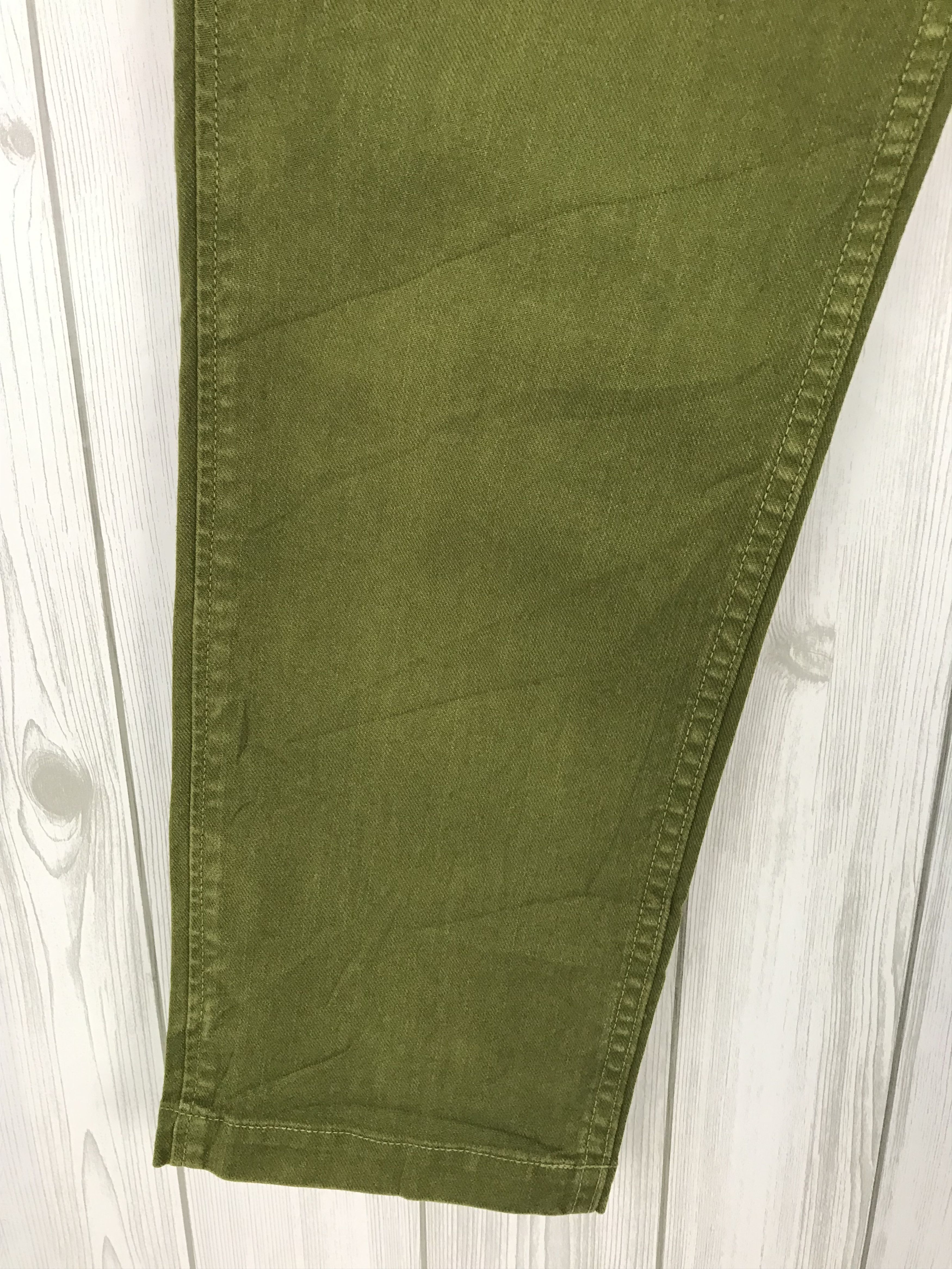 Hysteric Glamour Japanese Brand DMG Buckle Back Olive Green Army Trouser Size US 31 - 6 Thumbnail