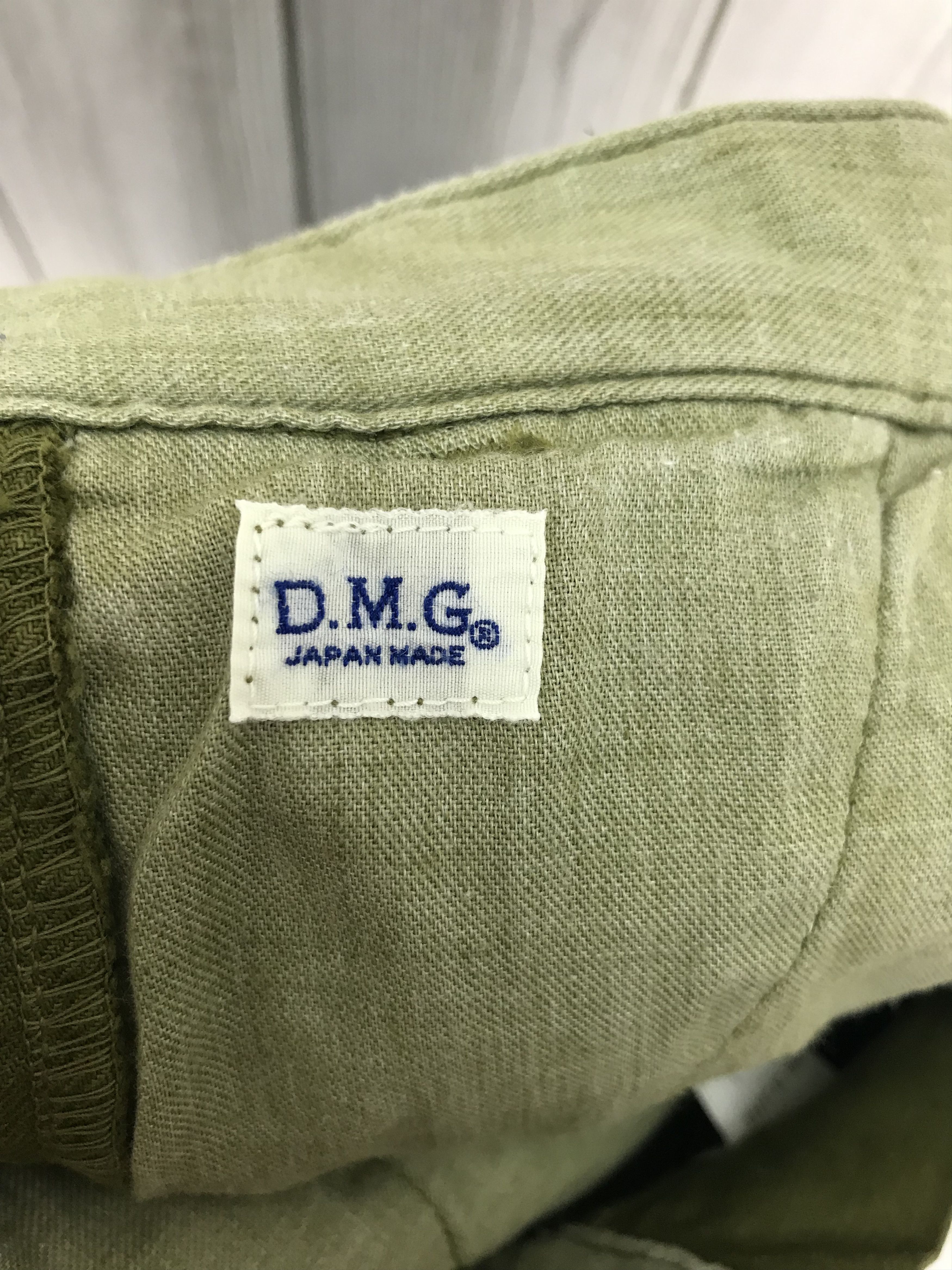 Hysteric Glamour Japanese Brand DMG Buckle Back Olive Green Army Trouser Size US 31 - 14 Thumbnail