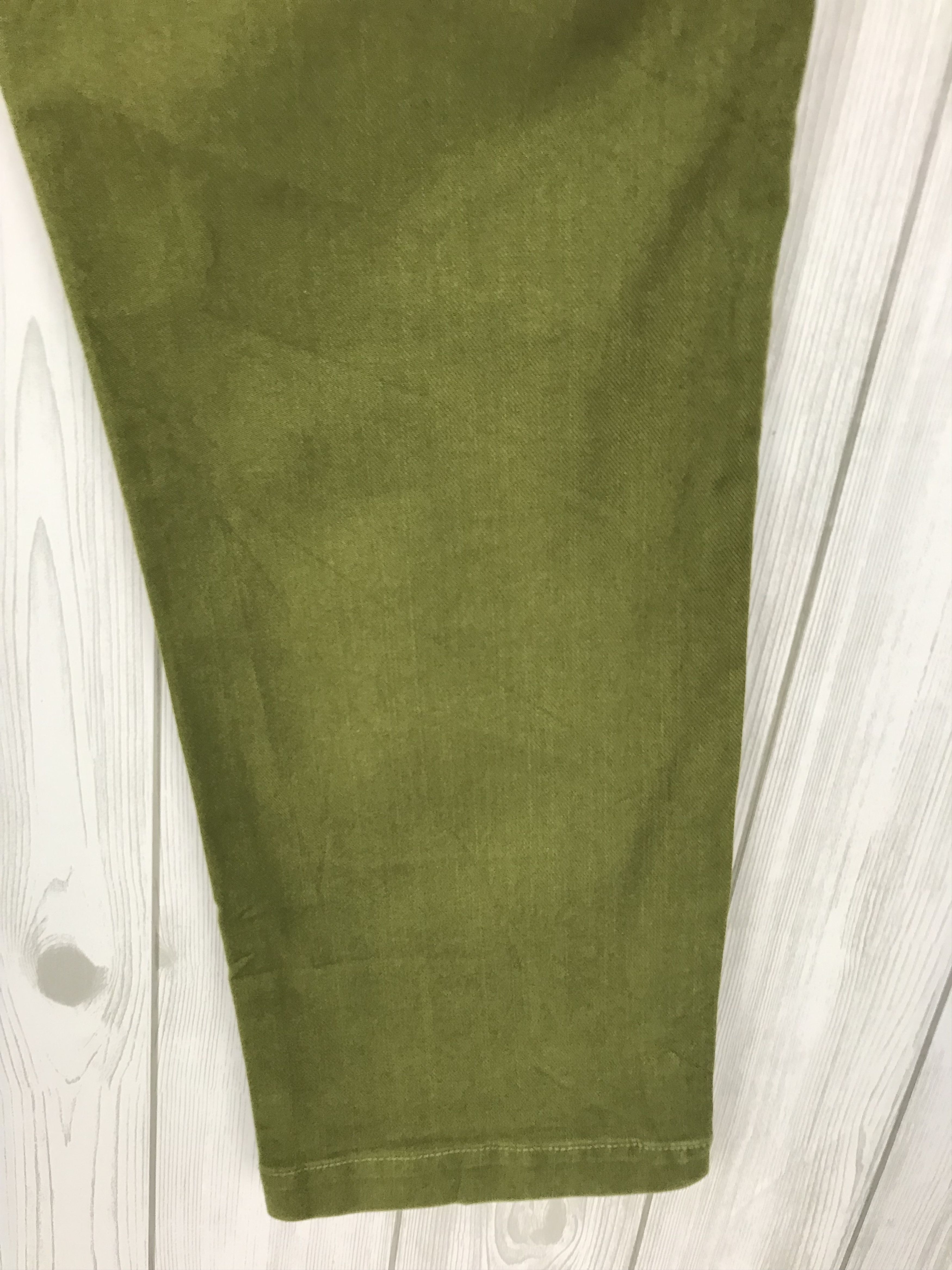 Hysteric Glamour Japanese Brand DMG Buckle Back Olive Green Army Trouser Size US 31 - 11 Thumbnail