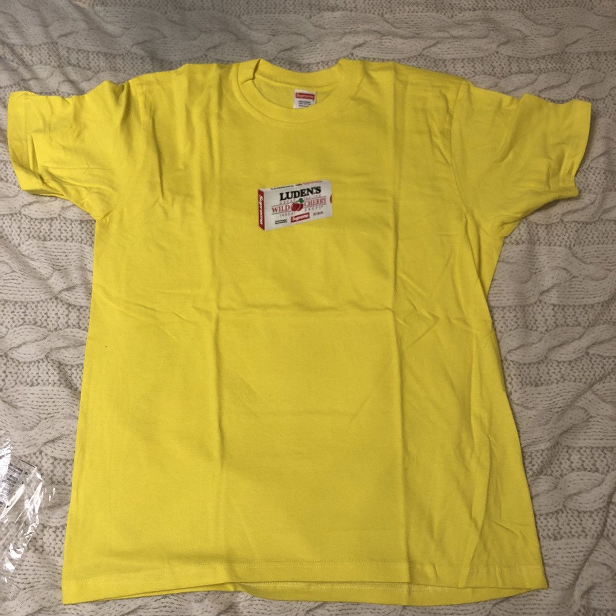 Supreme Luden s Tee Yellow Tops