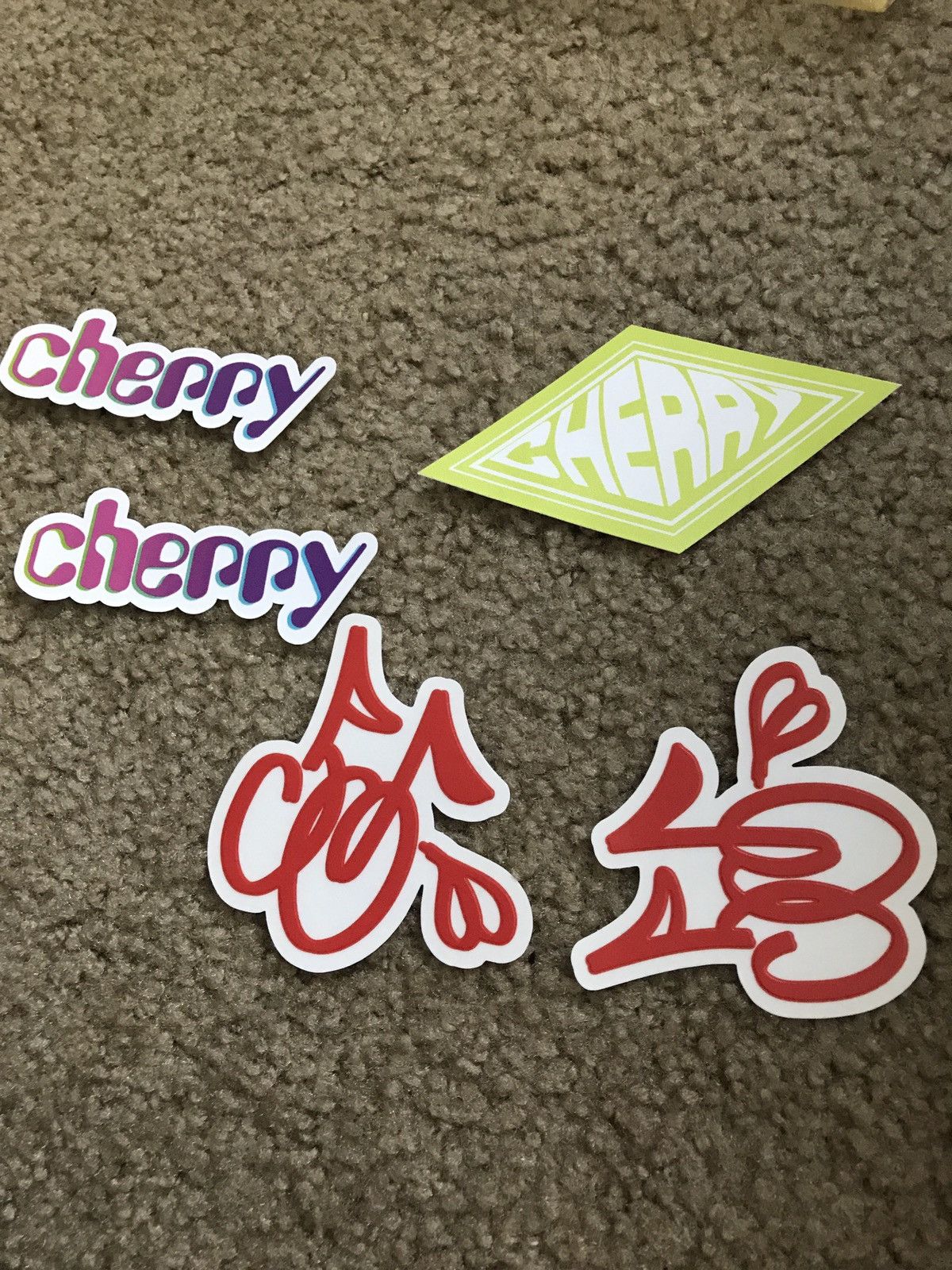 Cherry stickers
